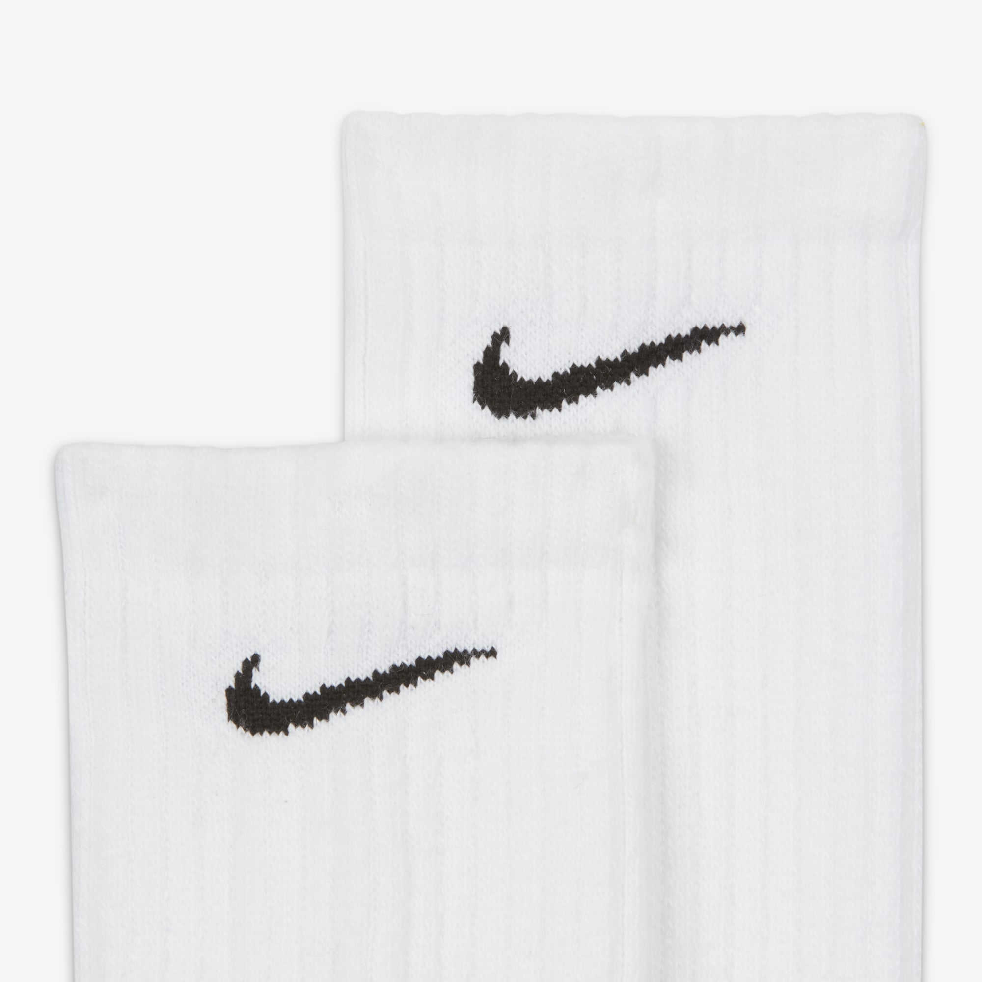 Nike Calcetines Everyday Cushioned Largos 3 Pares, BLANCO, hi-res