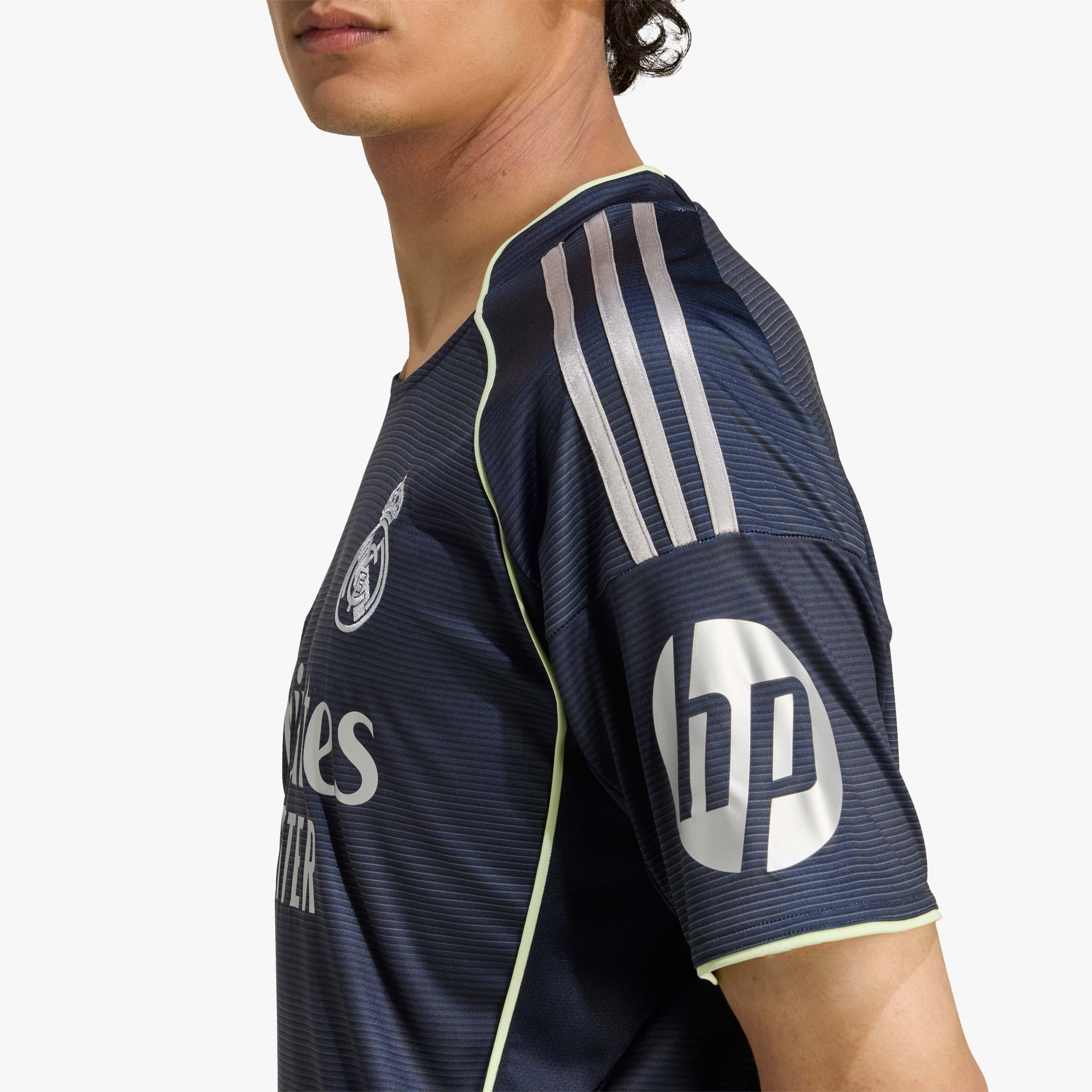 adidas Polera Visitante Real Madrid 25/26, AZUL, hi-res