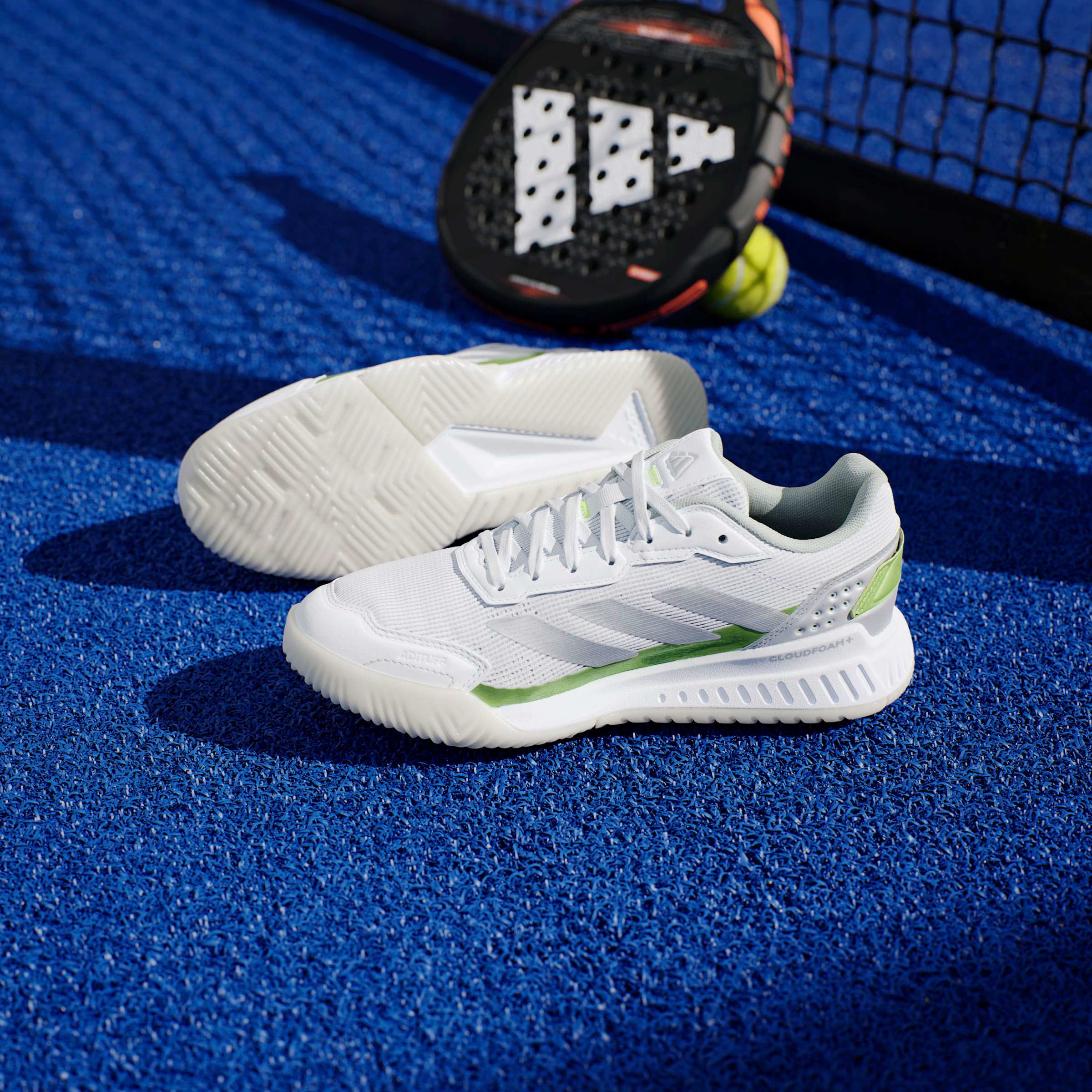 adidas Zapatillas Courtquick Padel, BLANCO, hi-res
