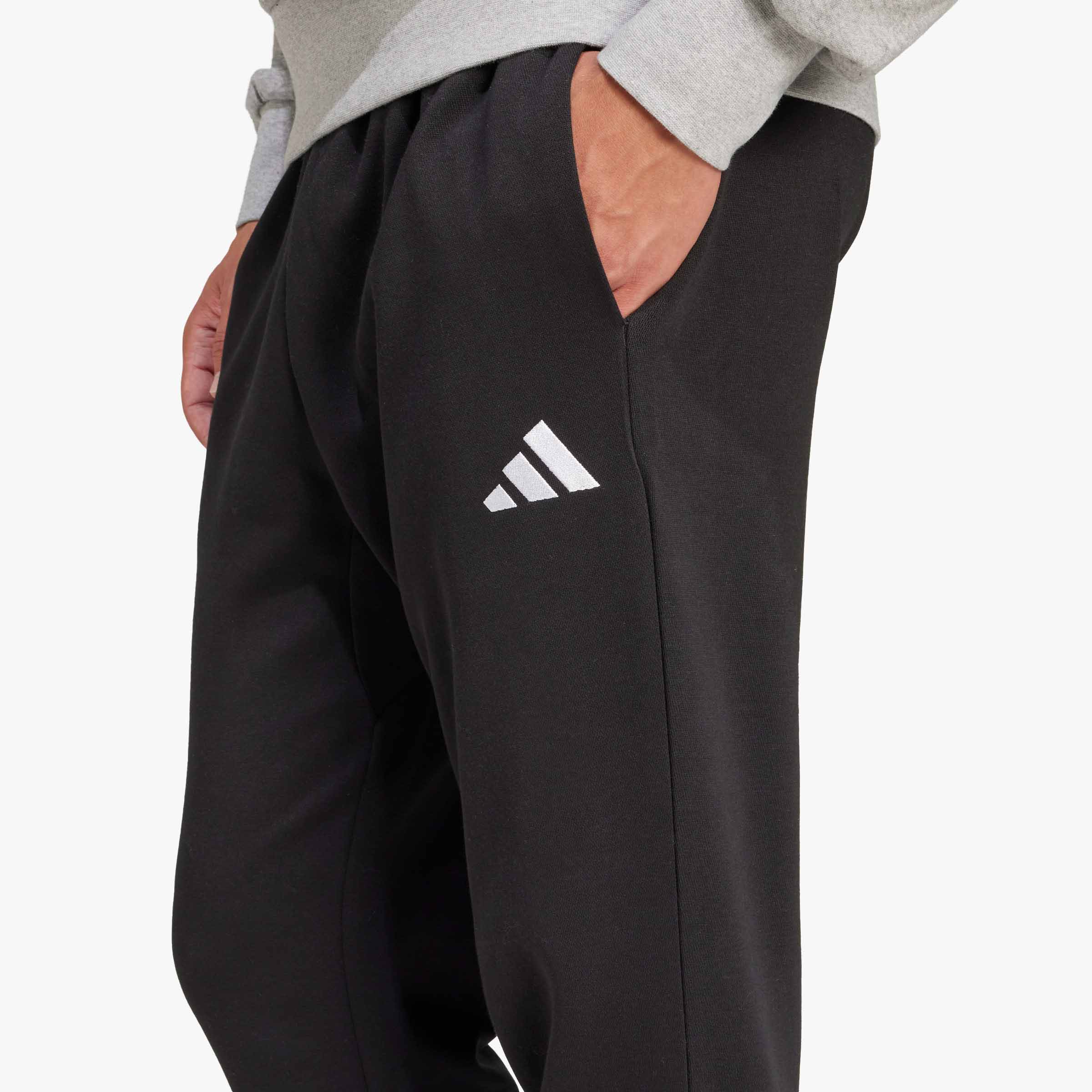 adidas Pantal&oacute;n Essentials Feelcozy Felpa, NEGRO, hi-res