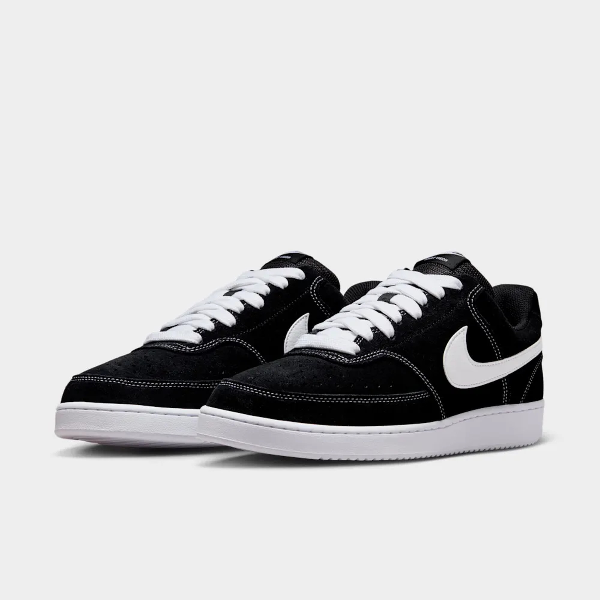 Nike Court Vision Low FL, NEGRO, hi-res