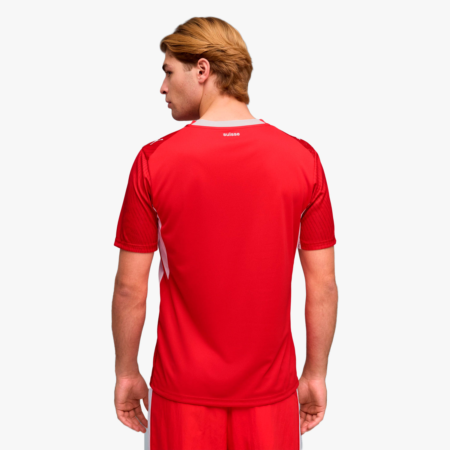 Puma Camiseta Suiza 2026 Local, ROJO, hi-res