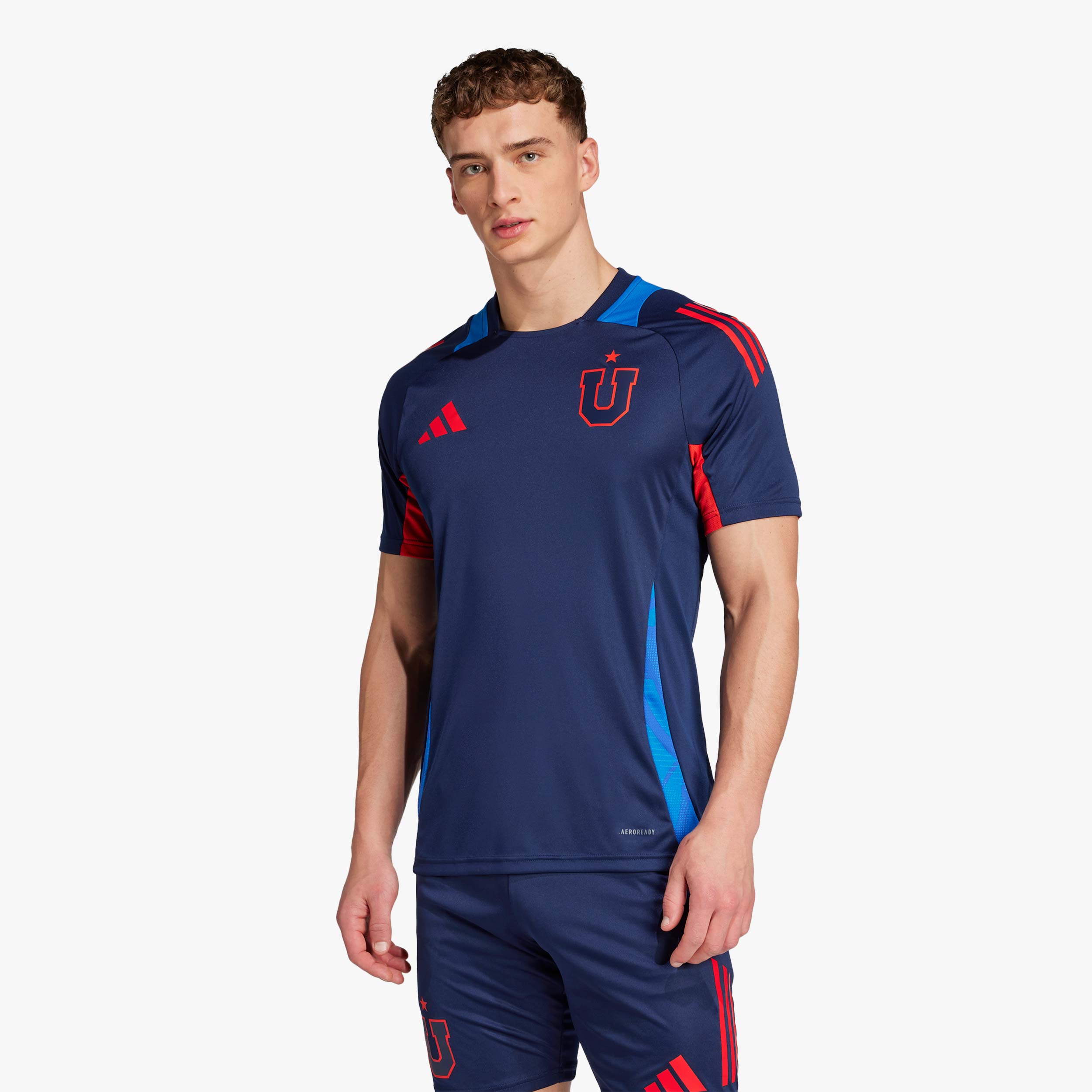 adidas Camiseta Entrenamiento Universidad de Chile 2025, AZUL, hi-res