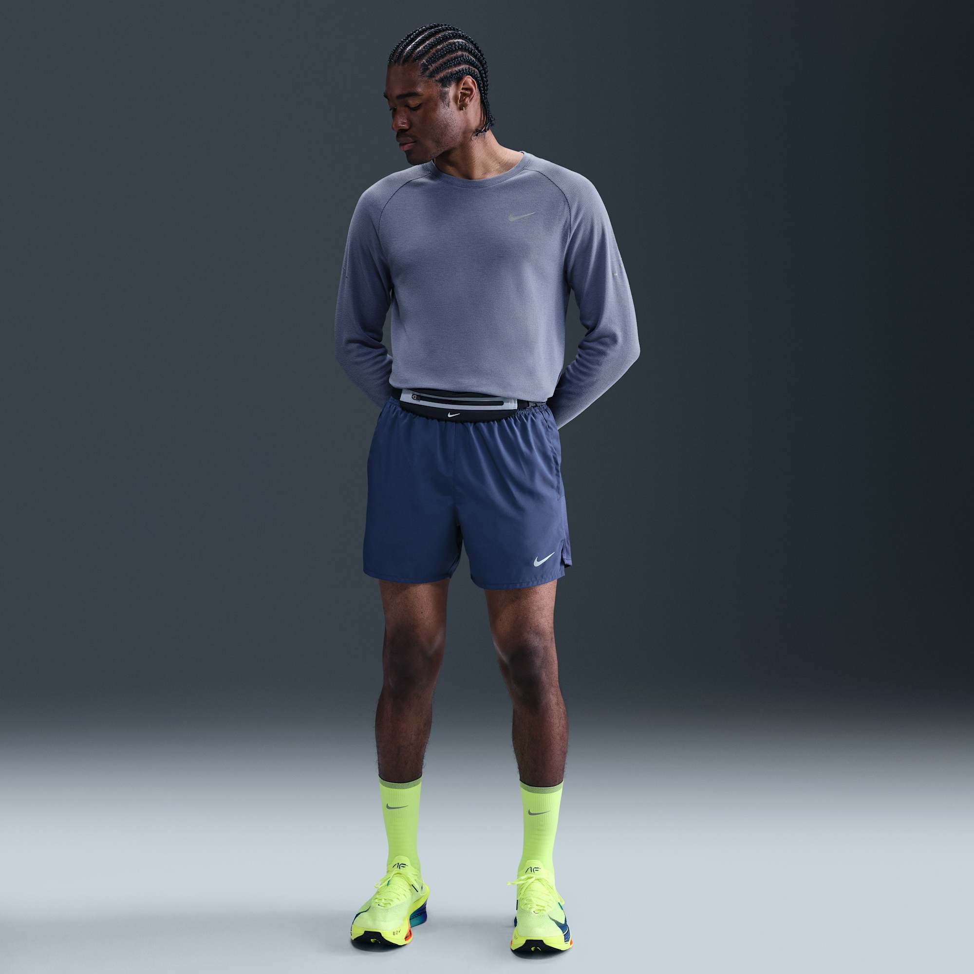 Nike Polera Stride, AZUL, hi-res