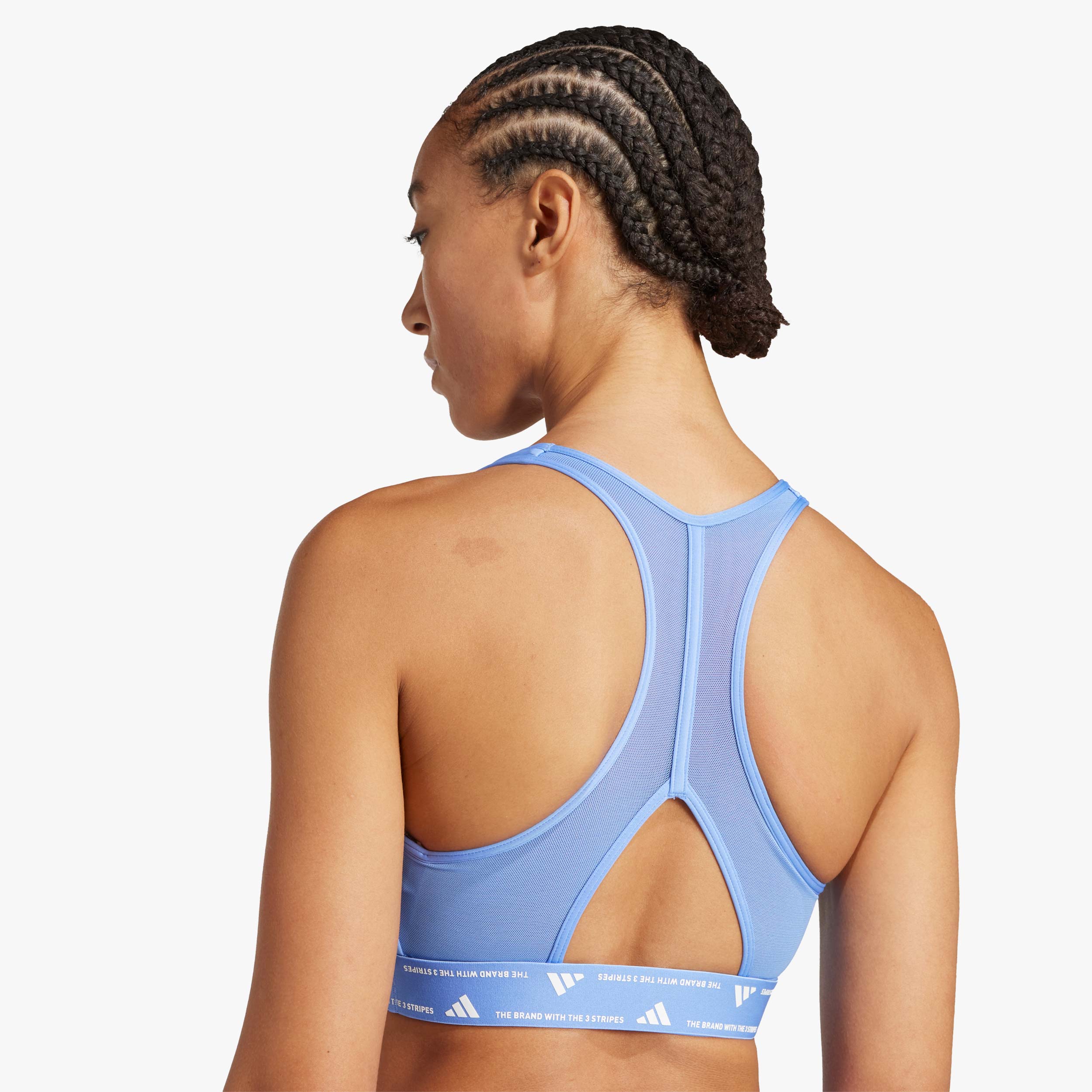 adidas Top Deportivo de Entrenamiento Powerreact, AZUL, hi-res