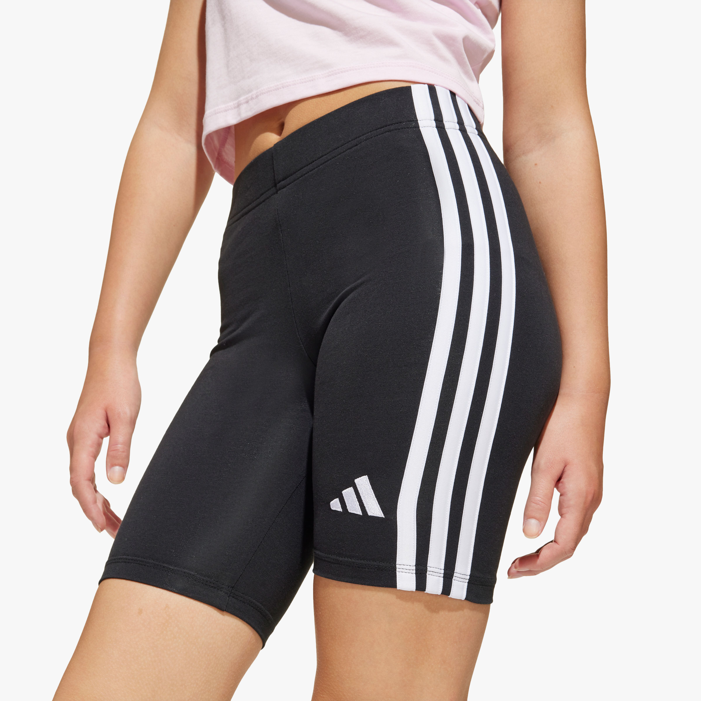 adidas Calzas Cortas Essentials para ni&ntilde;os, NEGRO, hi-res