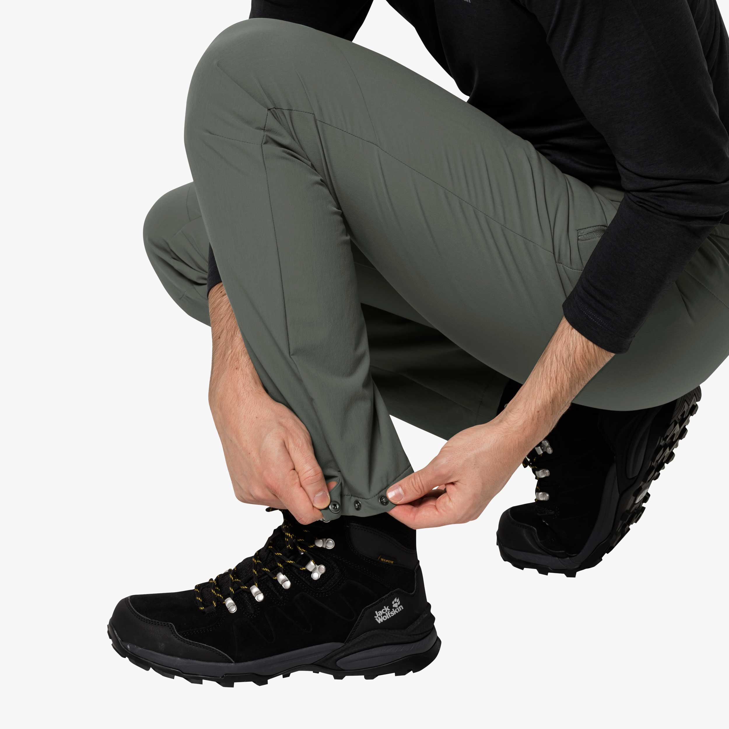 Jack Wolfskin Pantal&oacute;n Holdsteig, VERDE, hi-res