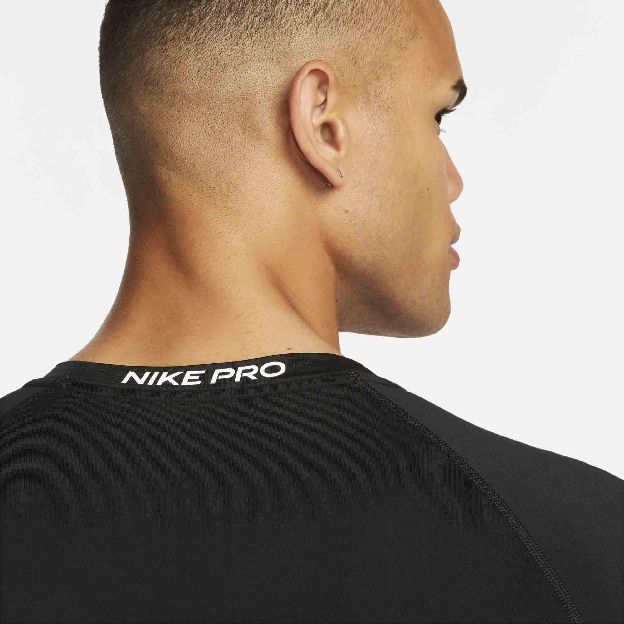 Nike Polera Pro Dri-Fit, NEGRO, hi-res