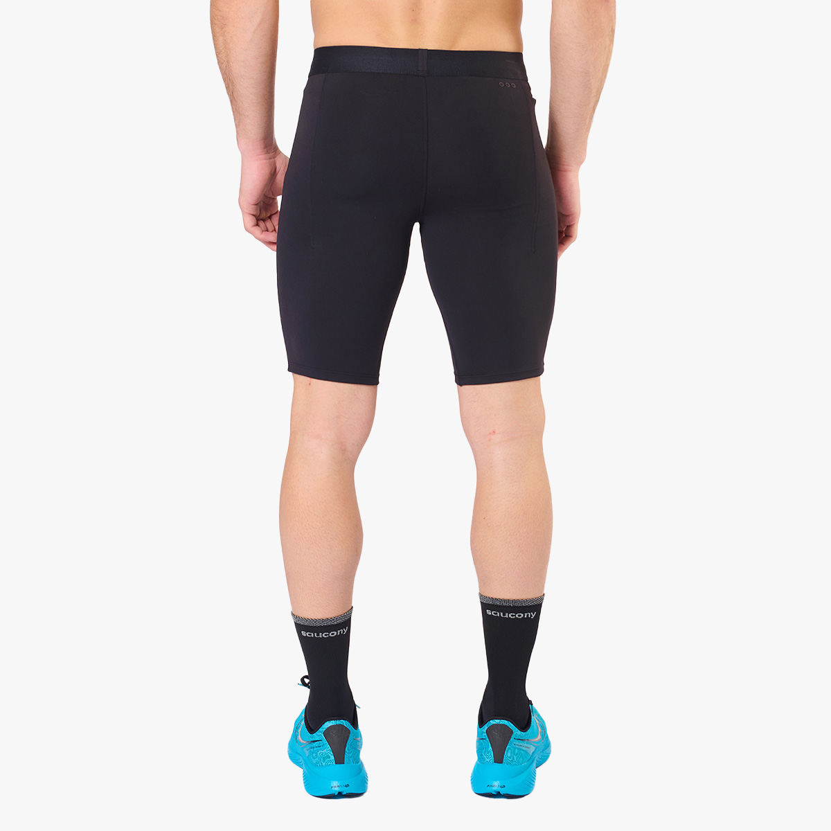 Saucony Calzas Fortify Half, NEGRO, hi-res