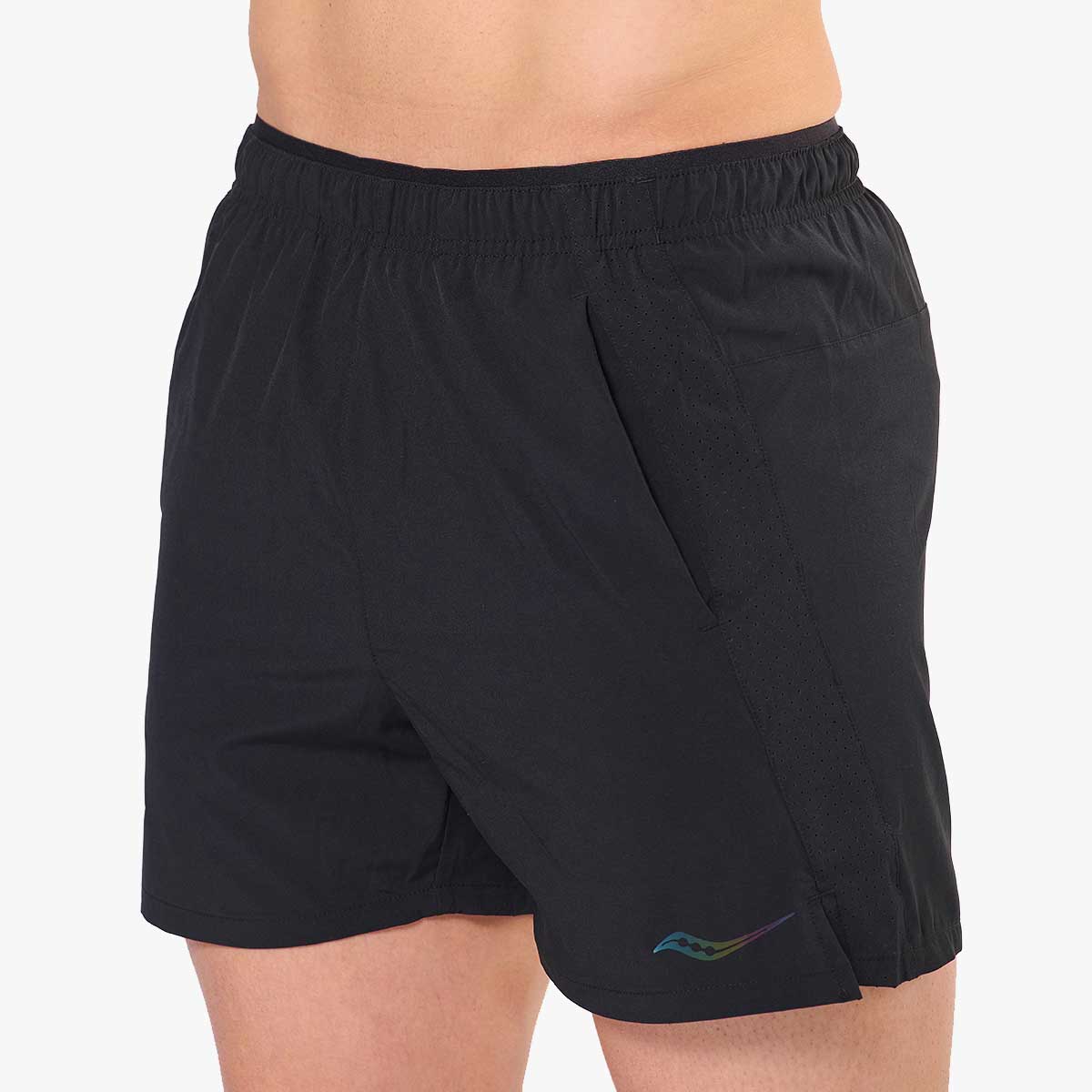 Saucony Shorts Outpace 5, NEGRO, hi-res
