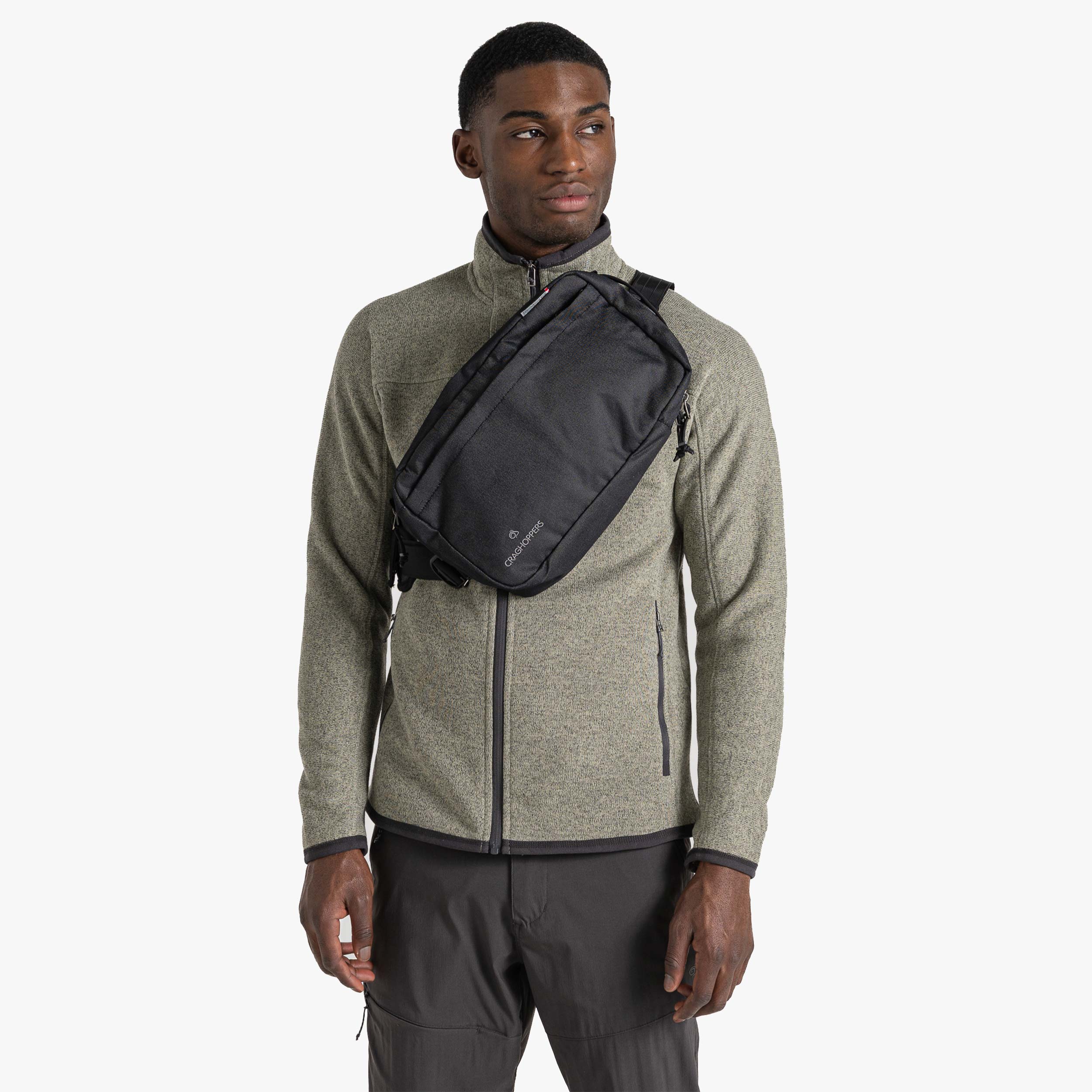 Craghoppers Bolso Hybrid Sling, NEGRO, hi-res