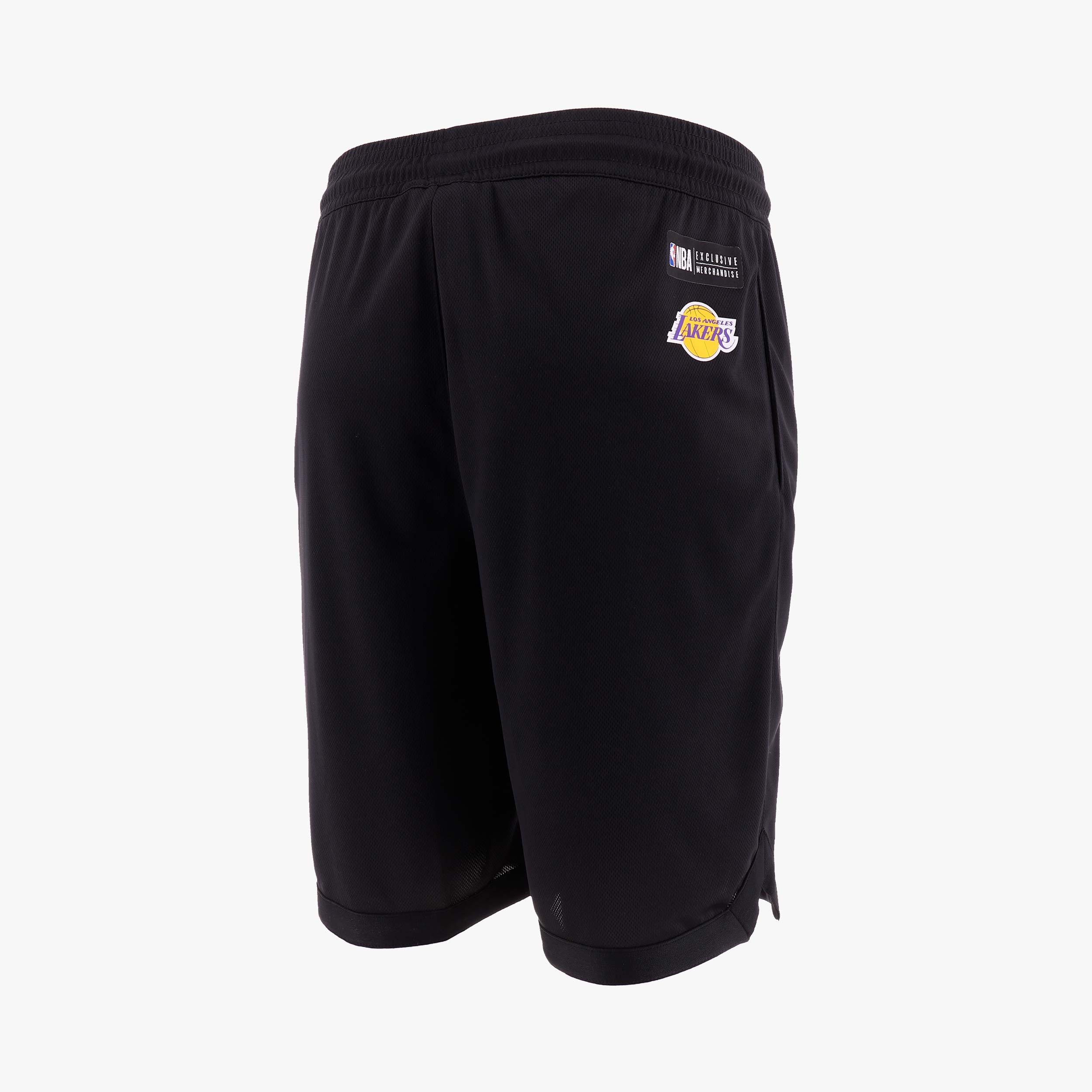 NBA Shorts Los Angeles Lakers, NEGRO, hi-res