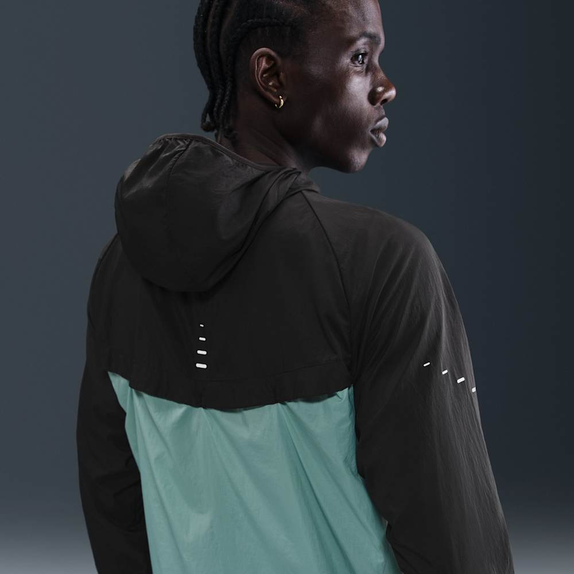 Nike Chaqueta Repel UV Stride, NEGRO, hi-res