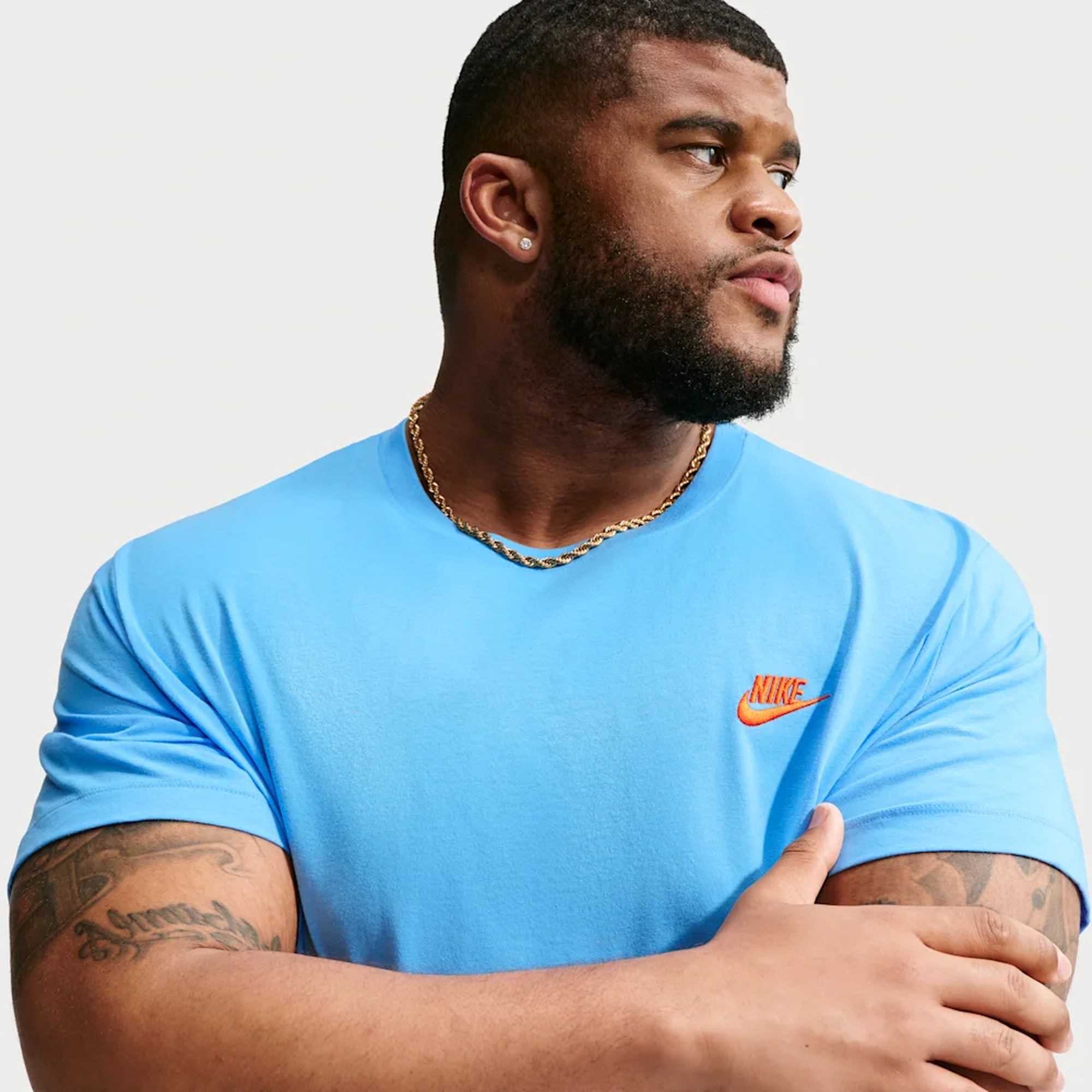 Nike Polera Sportswear Club, AZUL, hi-res