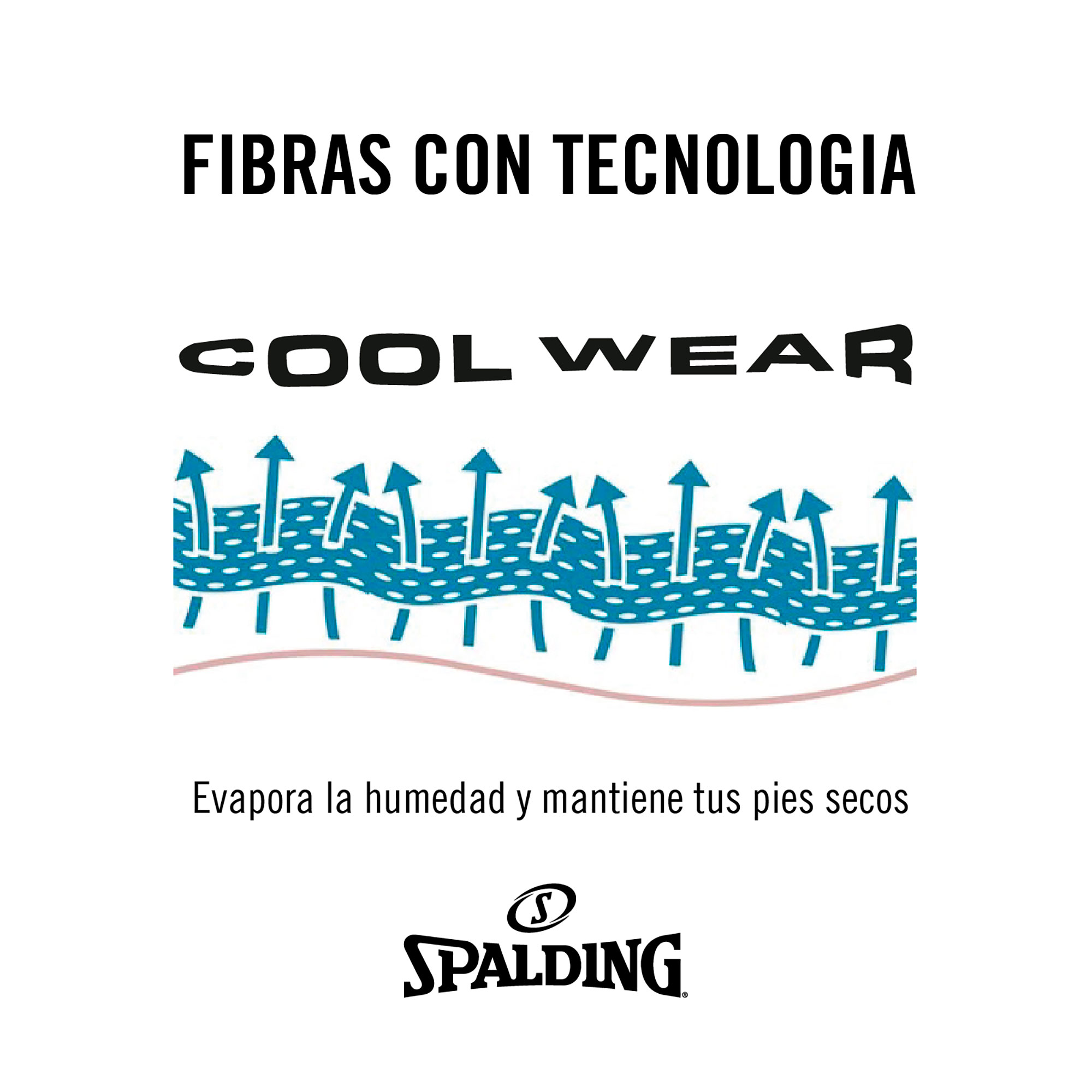 Spalding Calcetines Largos 3 Pares, NEGRO, hi-res