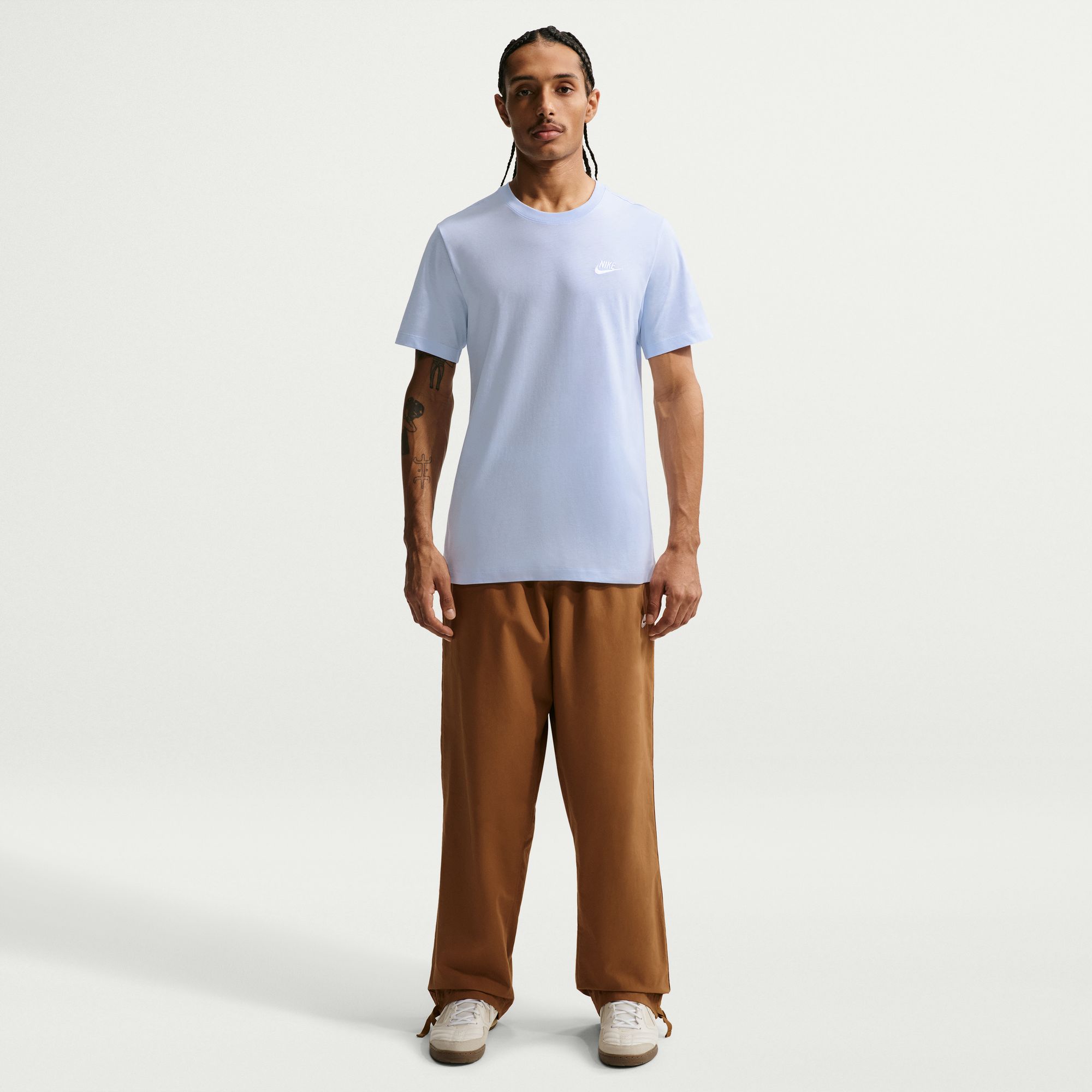 Nike Polera Sportswear Club, AZUL, hi-res