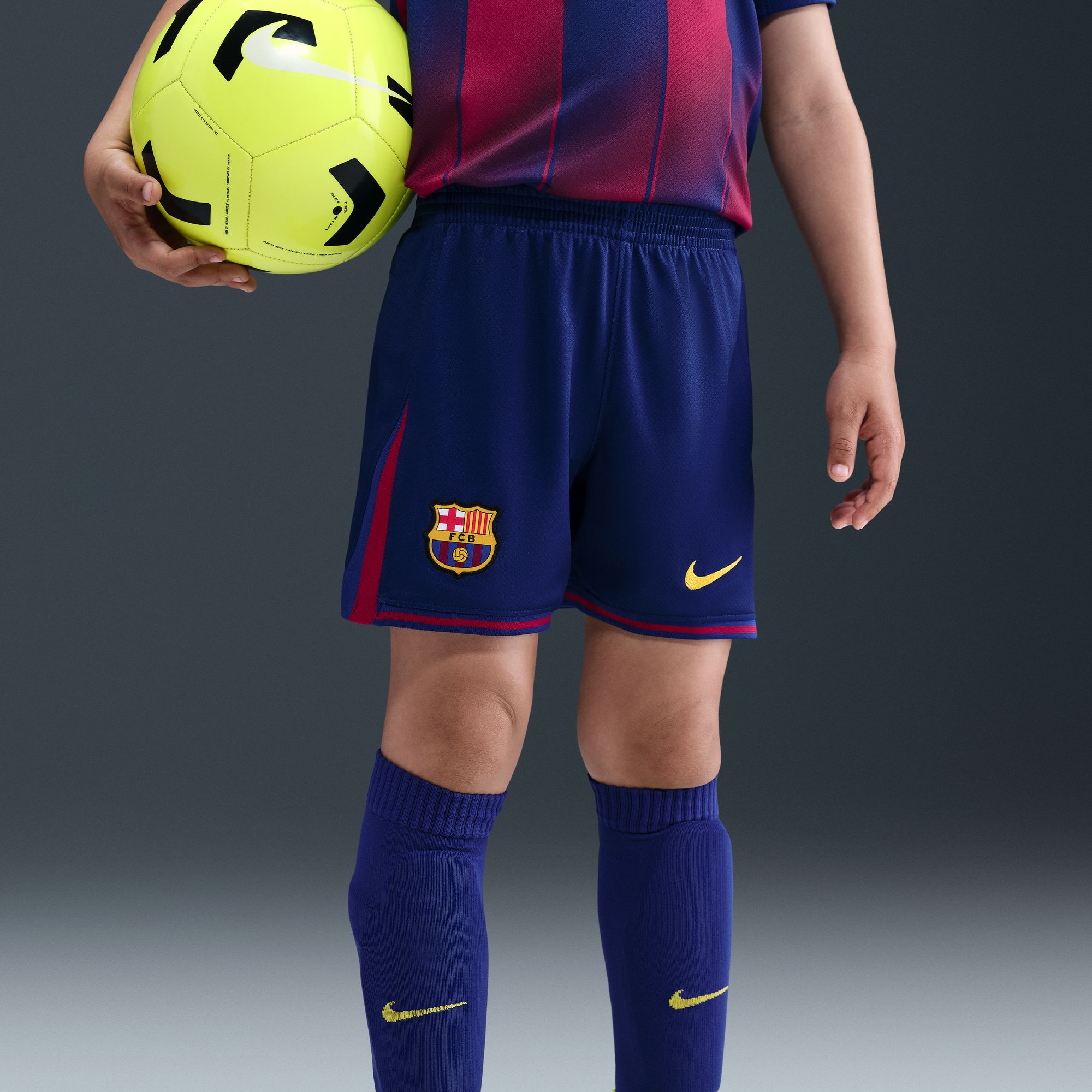 Nike Conjunto FC Barcelona 2025/26 Stadium Home, AZUL, hi-res