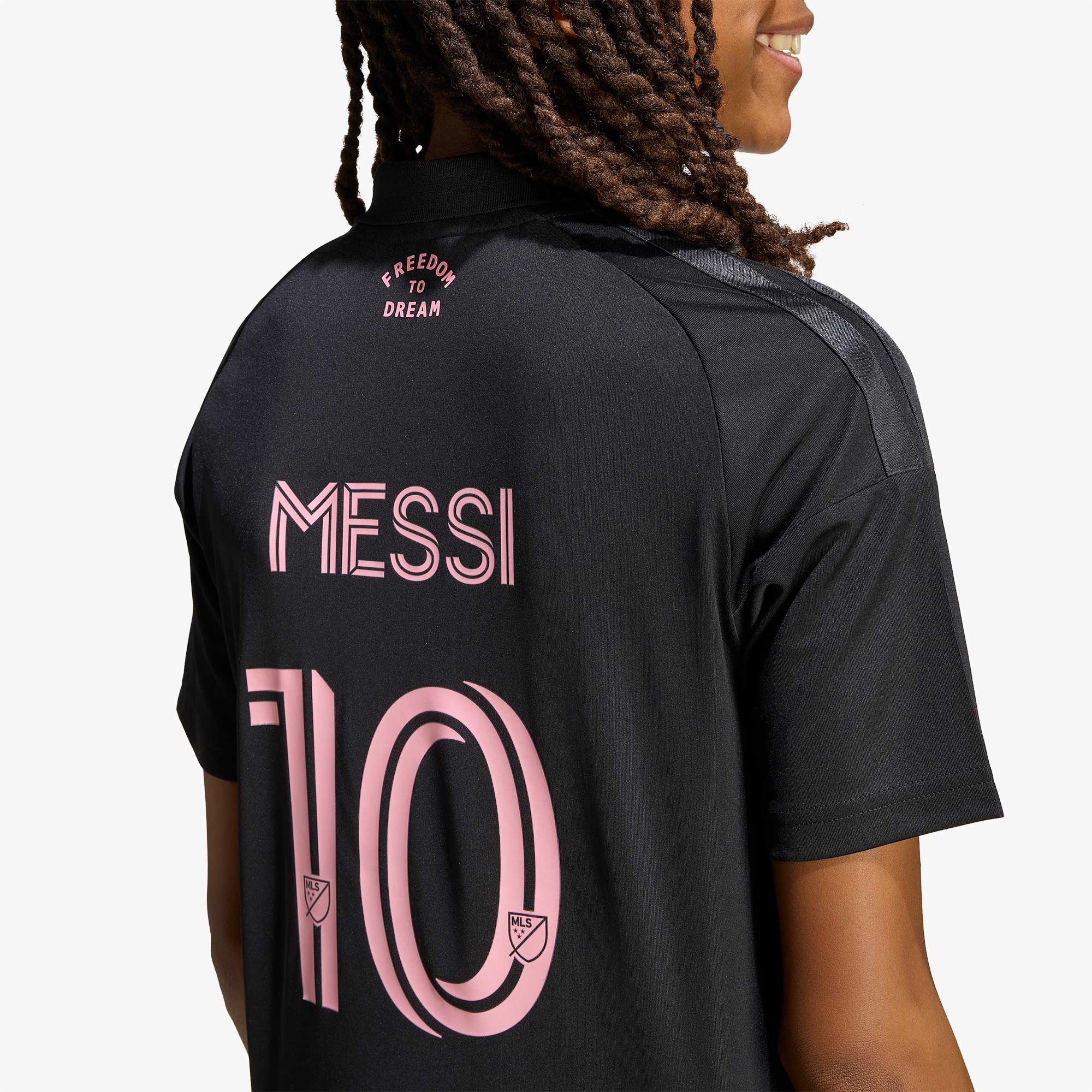adidas Camiseta Inter Miami Visitante 26/27 Messi Ni&ntilde;o, NEGRO, hi-res