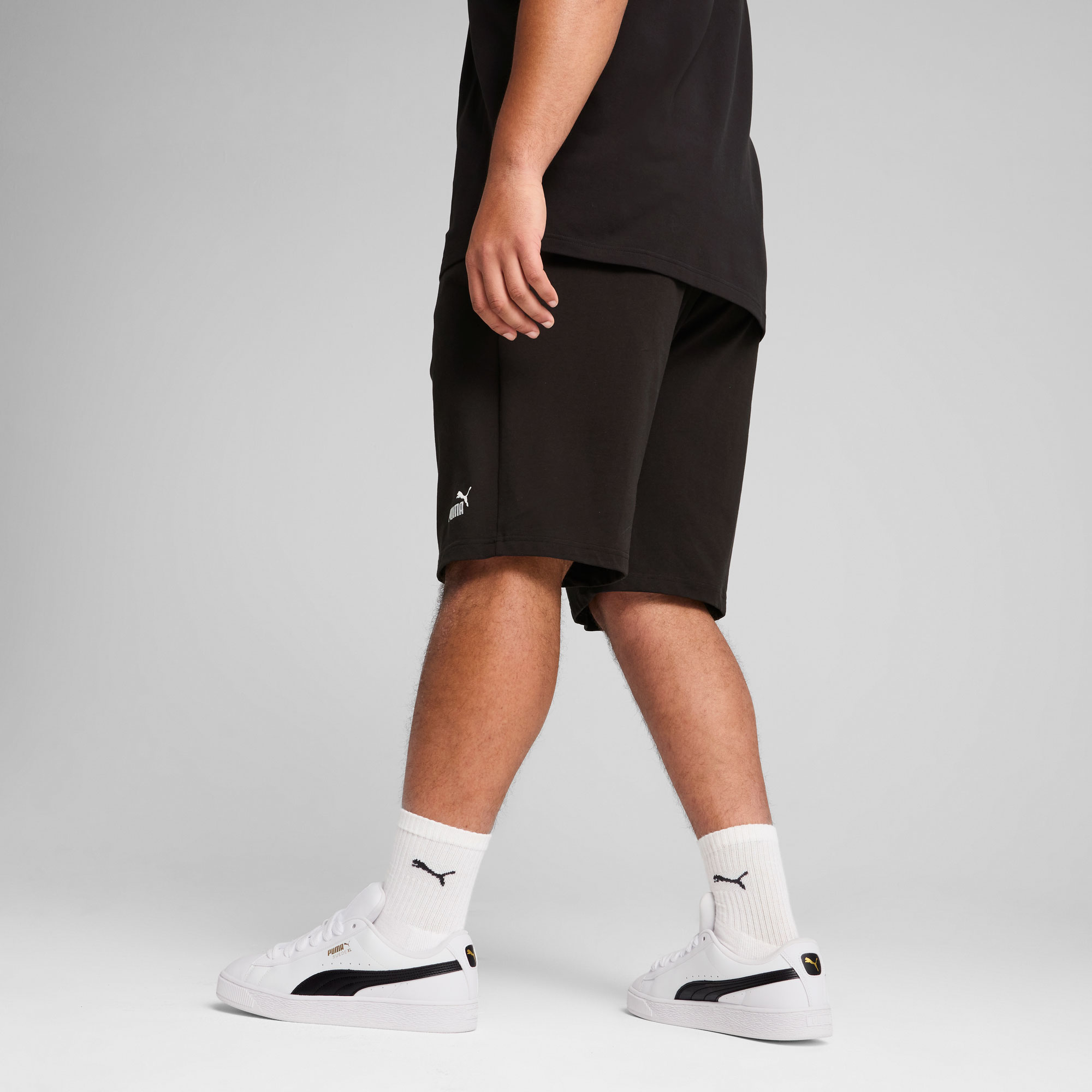 Puma Shorts Essentials No. 1 Logo, NEGRO, hi-res