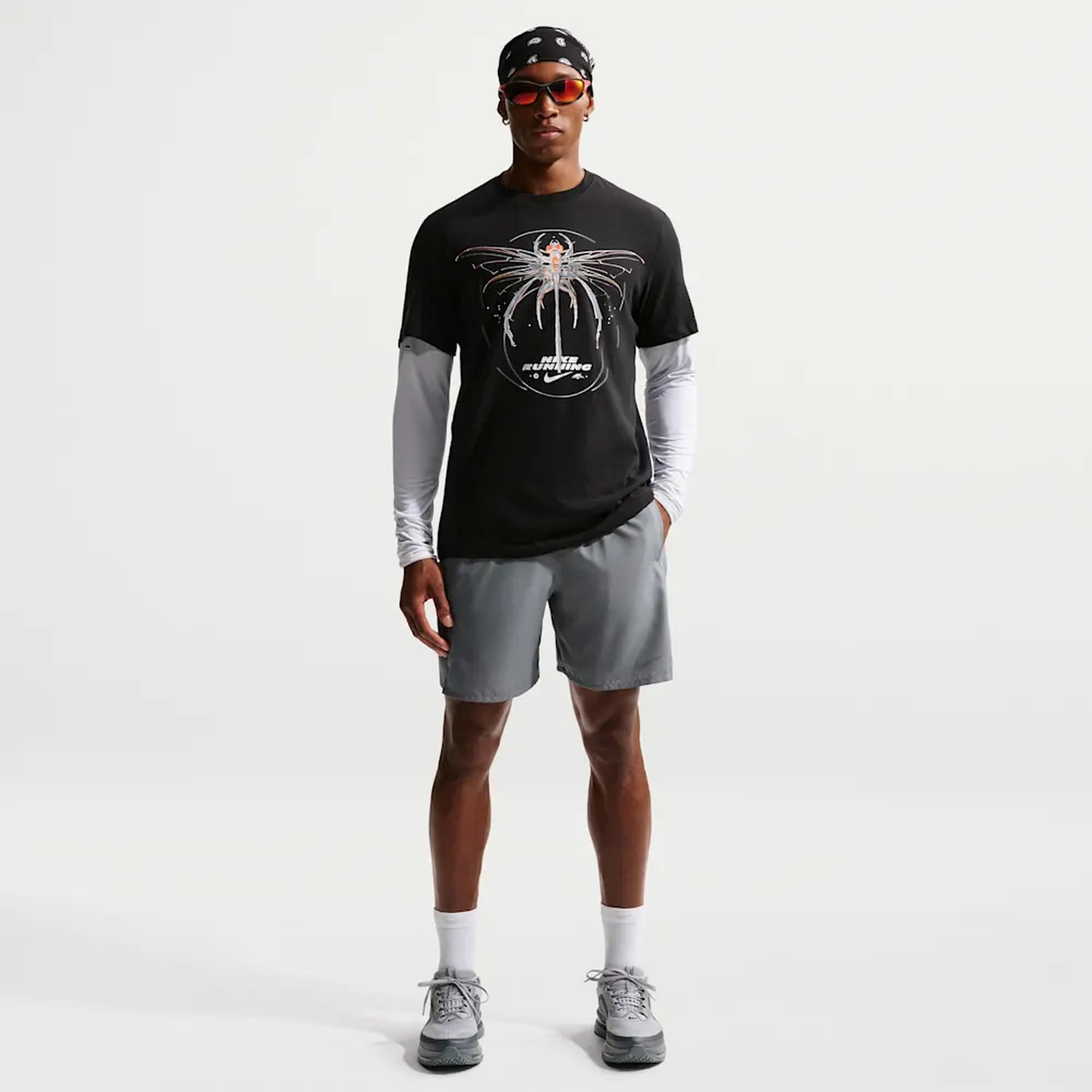 Nike Shorts Dri-FIT Miler 7, NEGRO, hi-res