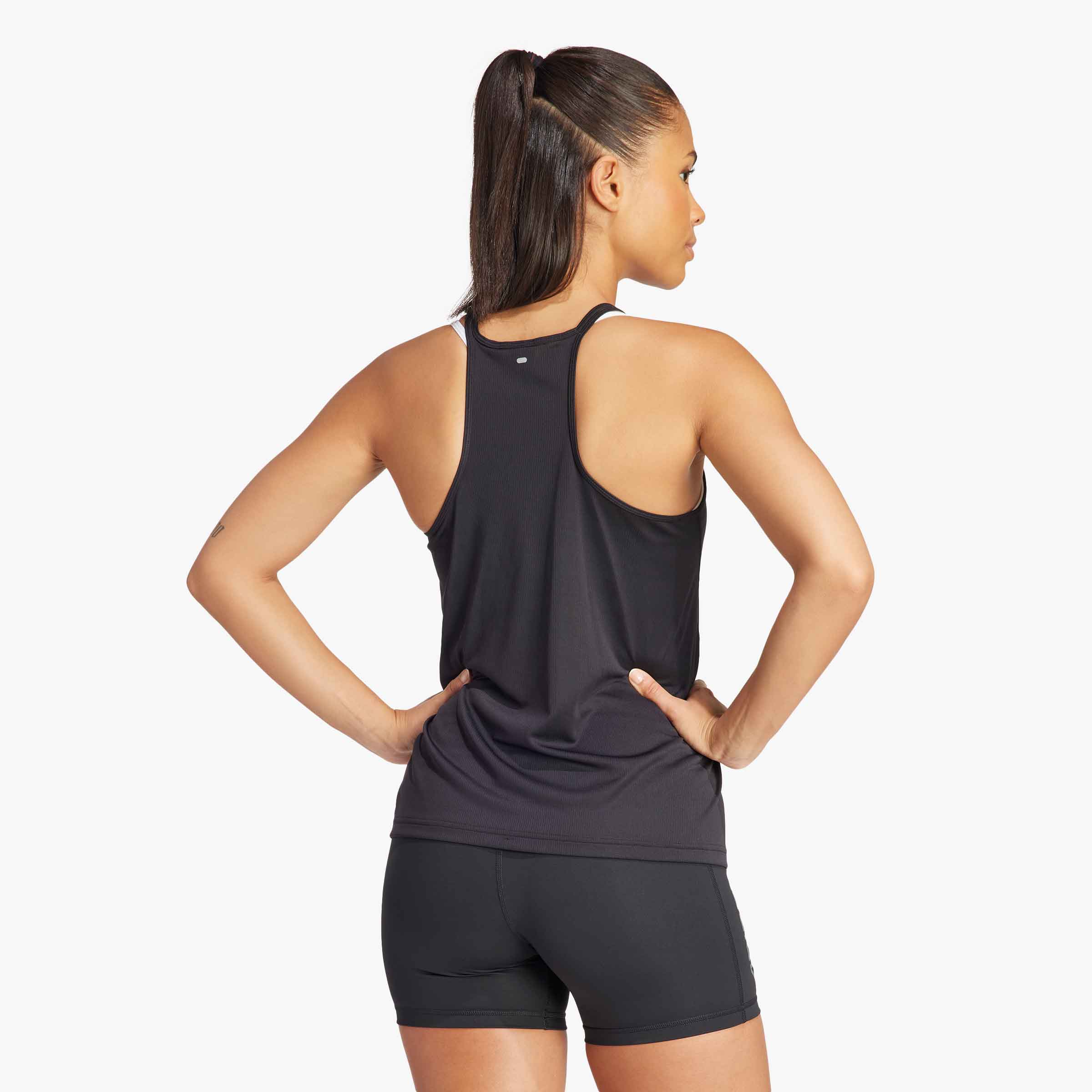 adidas Tank Top Run It, NEGRO, hi-res