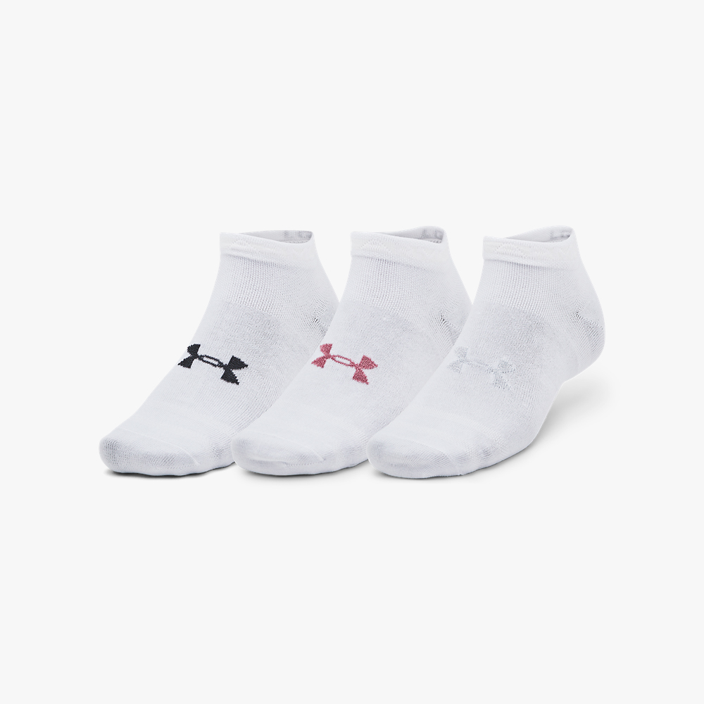 Under Calcetines Armour Essential Cortos 3 Pares, BLANCO, hi-res