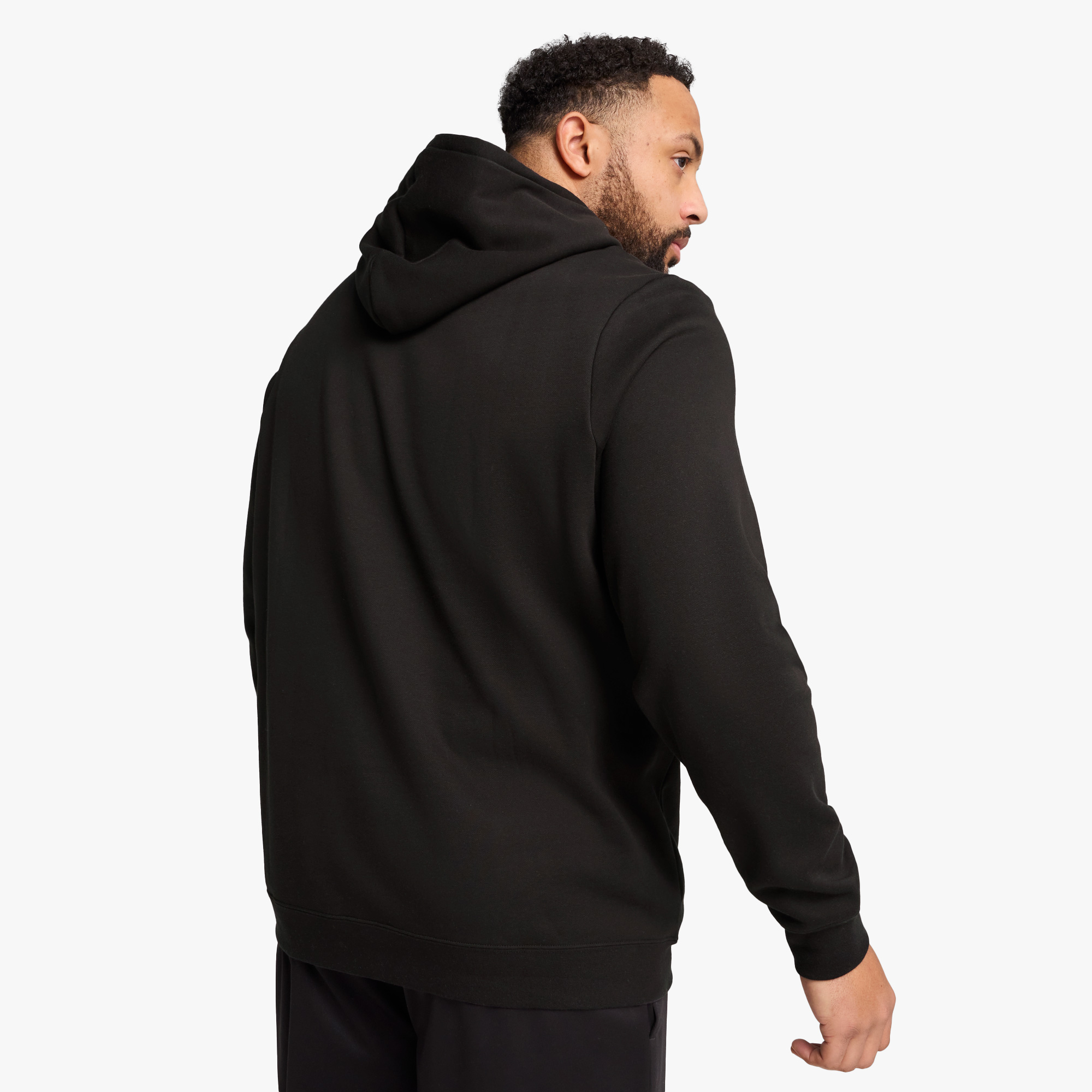 Puma Poler&oacute;n Essentials No. 1 Logo Frisa, NEGRO, hi-res