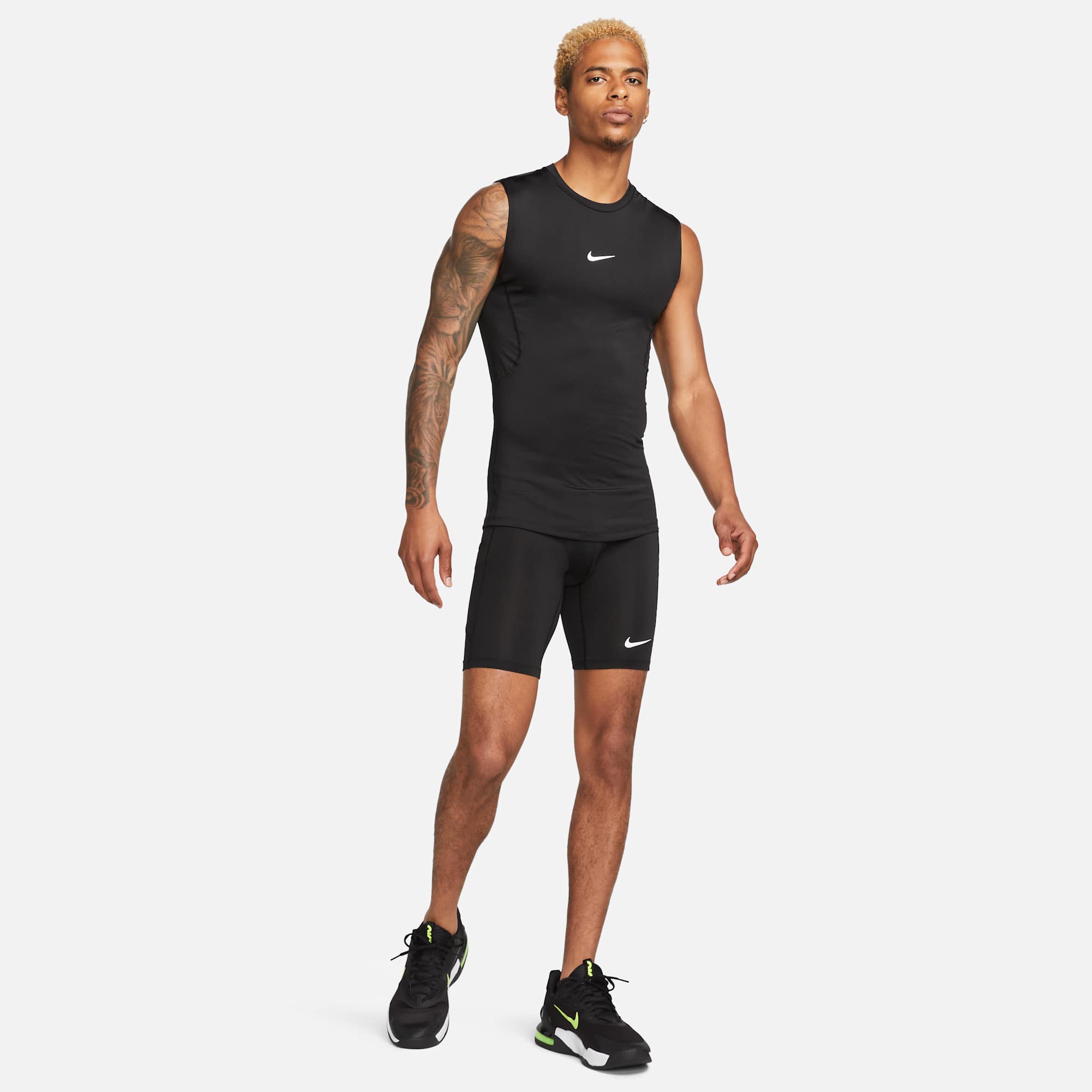 Nike Polera Pro, NEGRO, hi-res