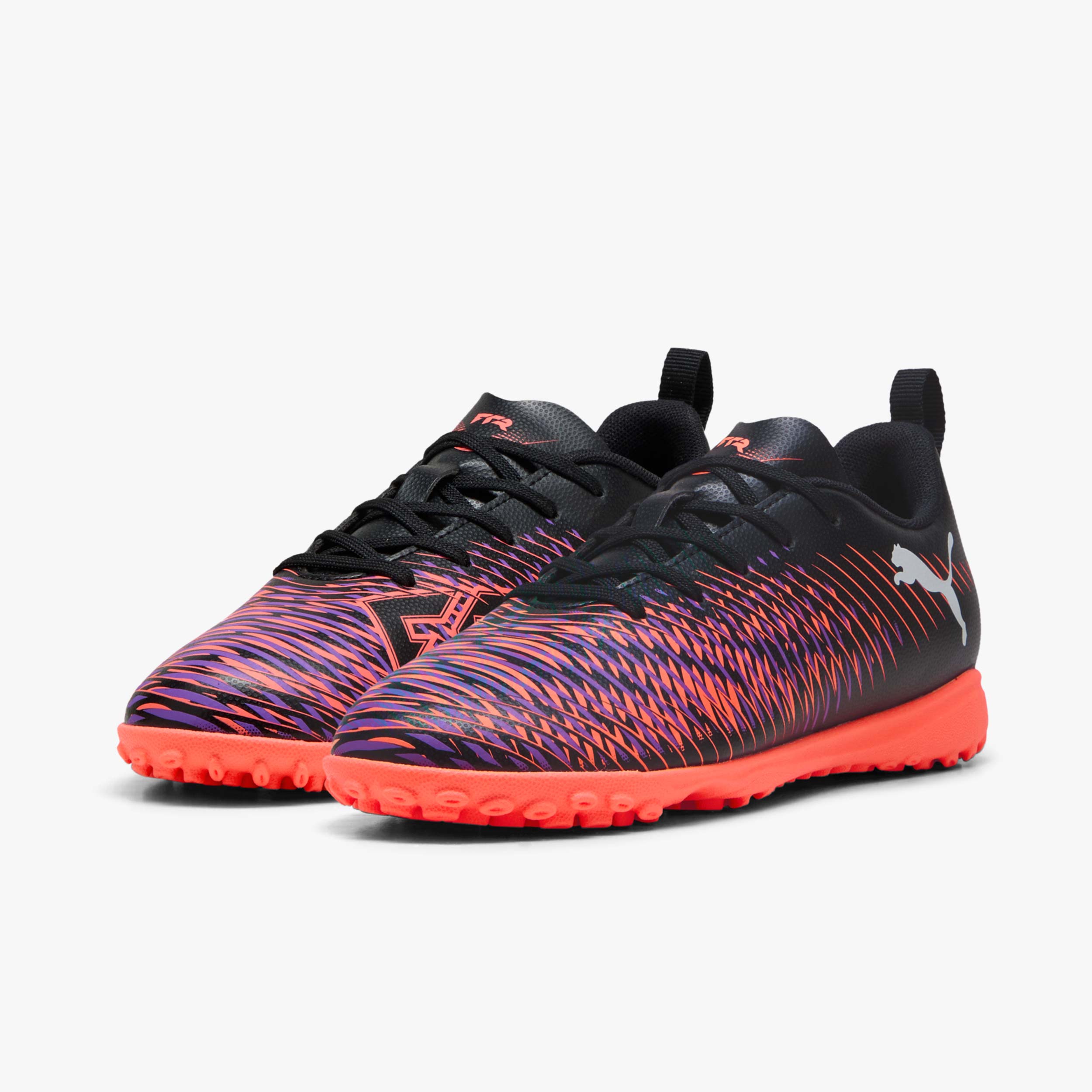 Puma Zapatillas Future 8 Play TT Juvenil, NEGRO, hi-res