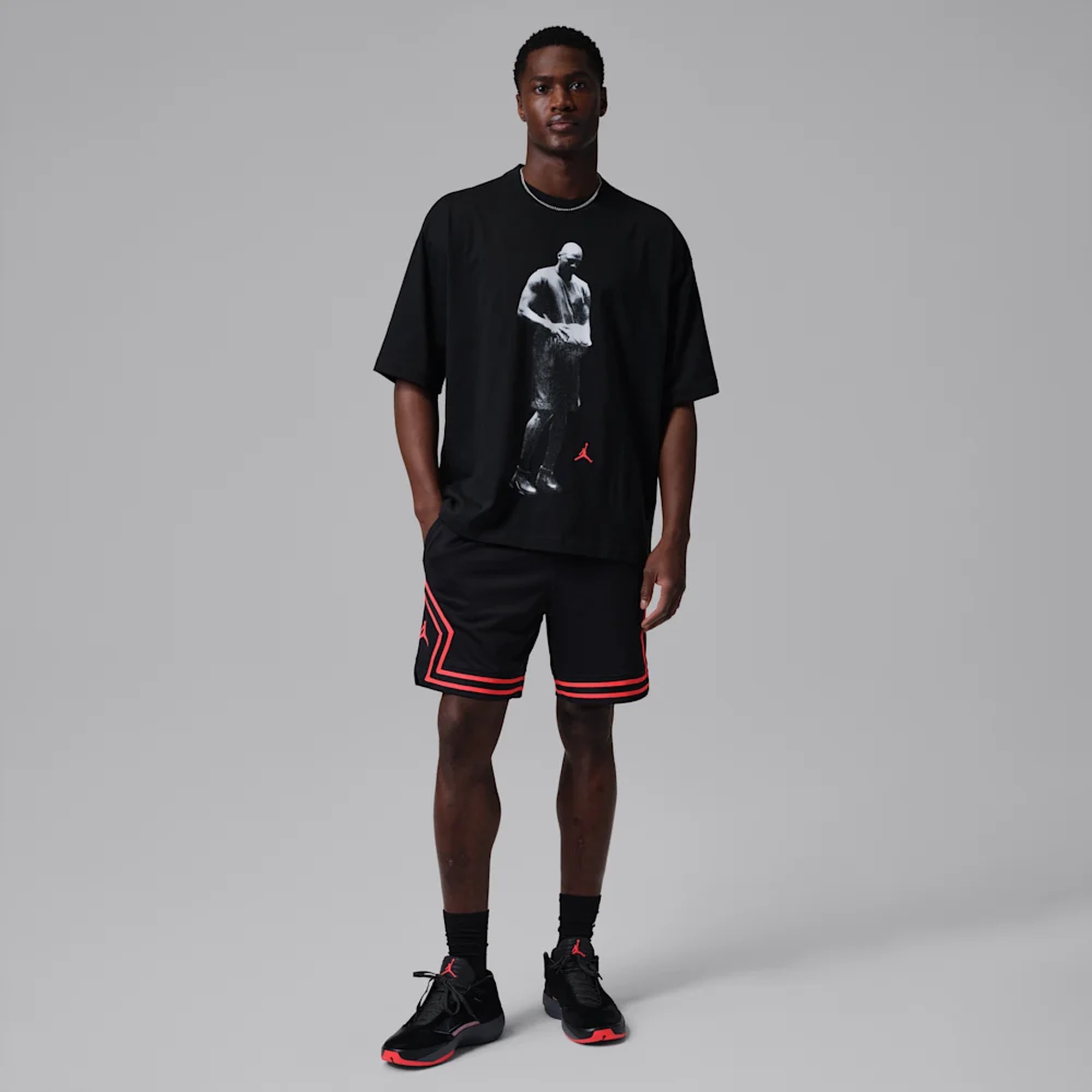 Jordan Shorts Sport, NEGRO, hi-res