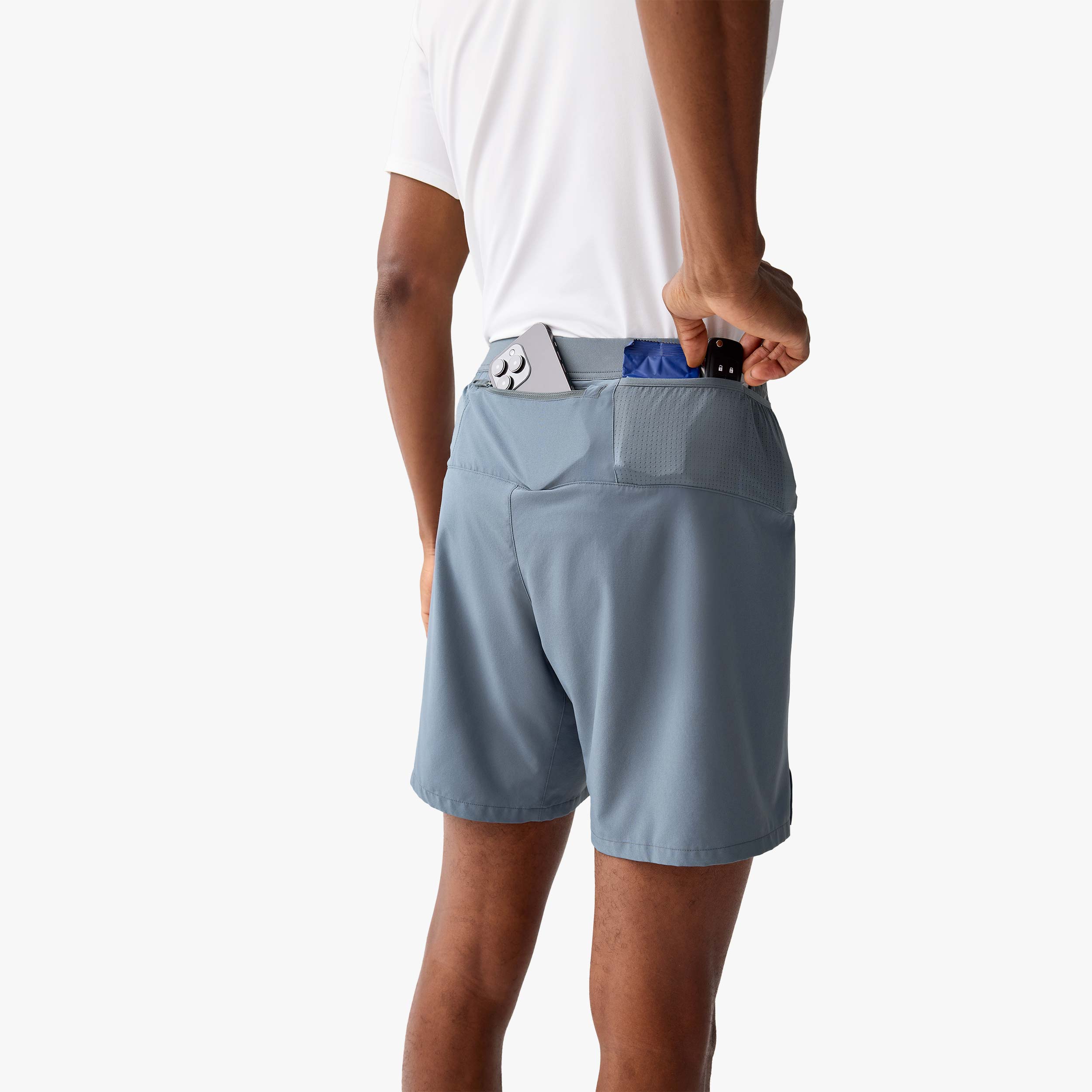 Brooks Shorts Journey 7, AZUL, hi-res