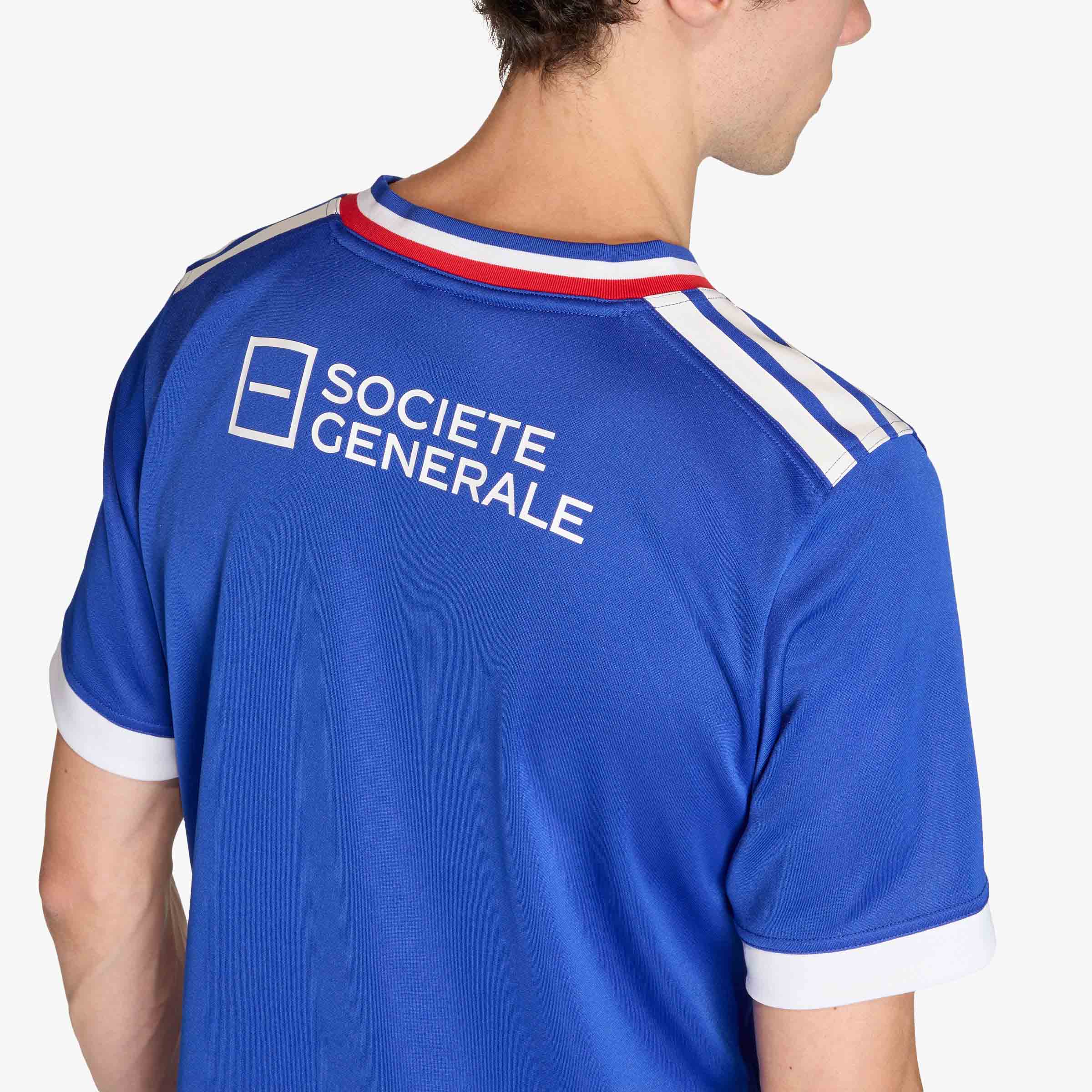 adidas Camiseta de Rugby Local Francia Versi&oacute;n Fan, AZUL, hi-res
