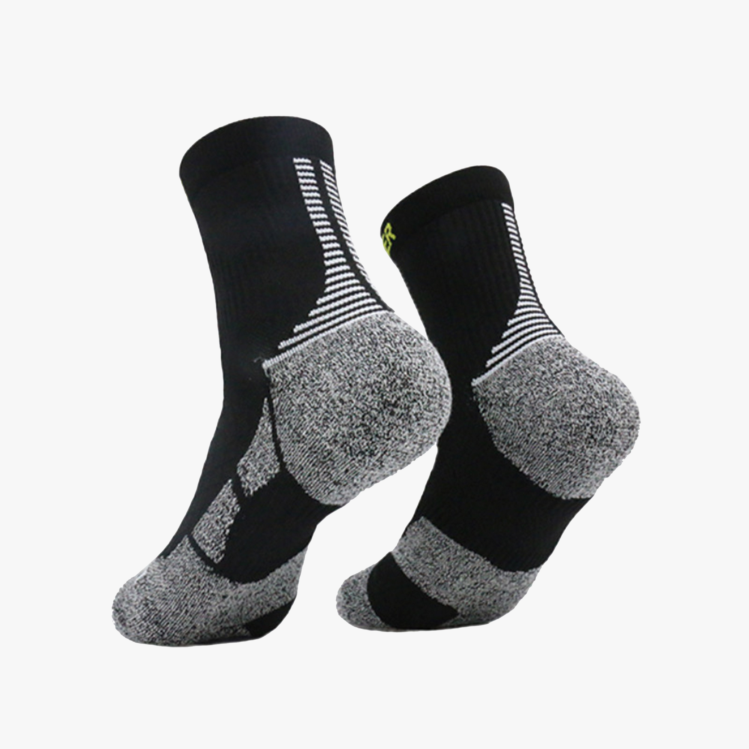 Finisher Calcetines Pro Strider Cortas 1 Par, NEGRO, hi-res