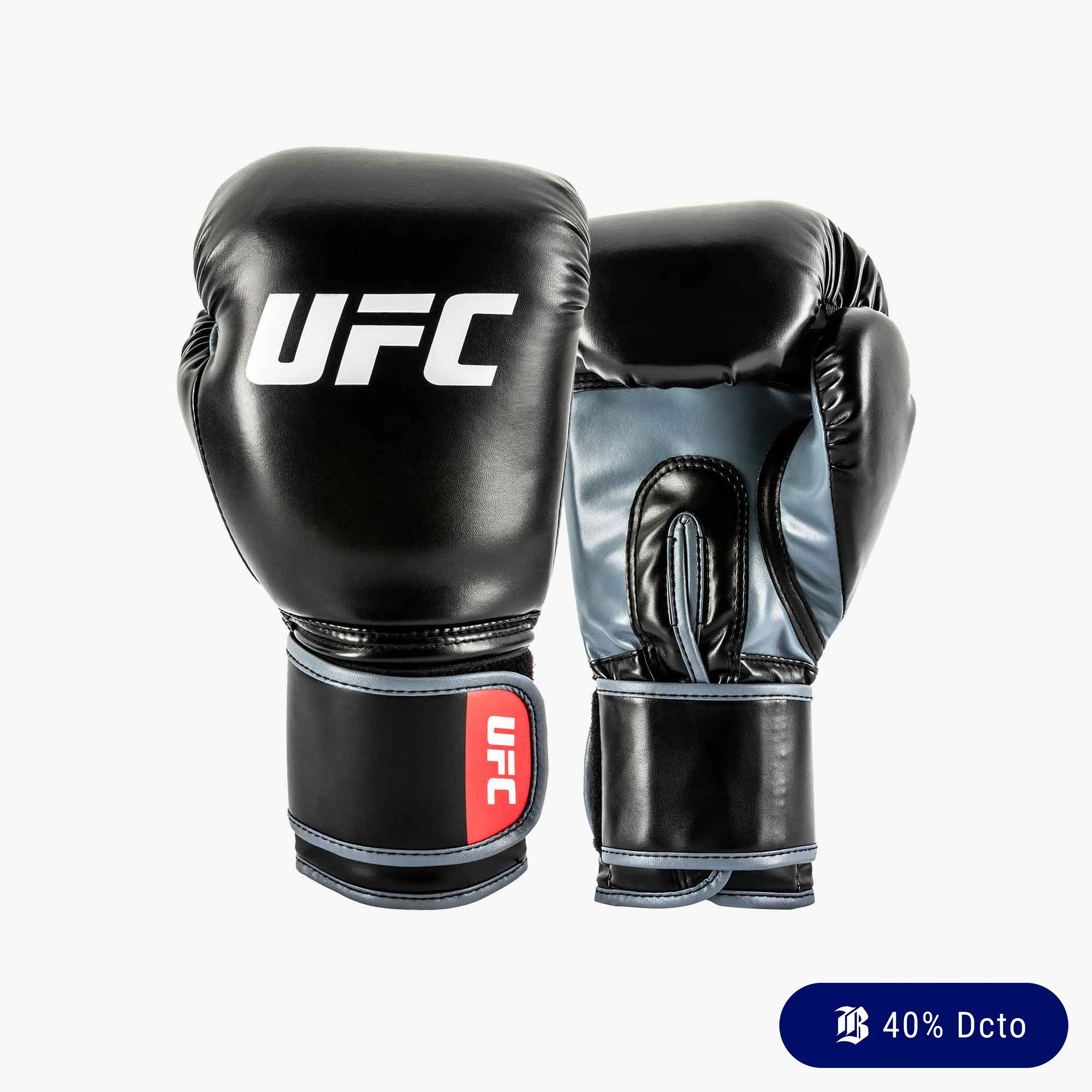 UFC Guantes Box Core 10 Oz, NEGRO, hi-res