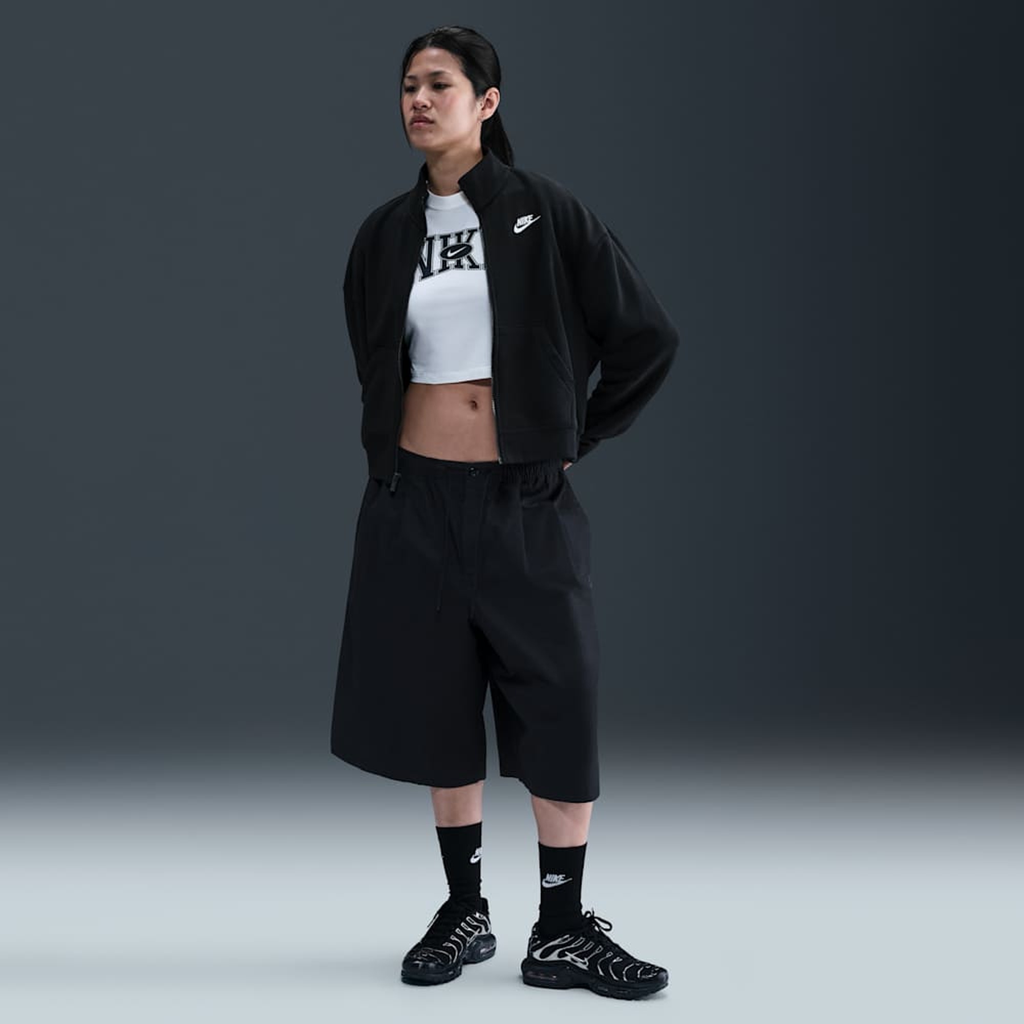 Nike Sportswear Club Fleece, NEGRO, hi-res