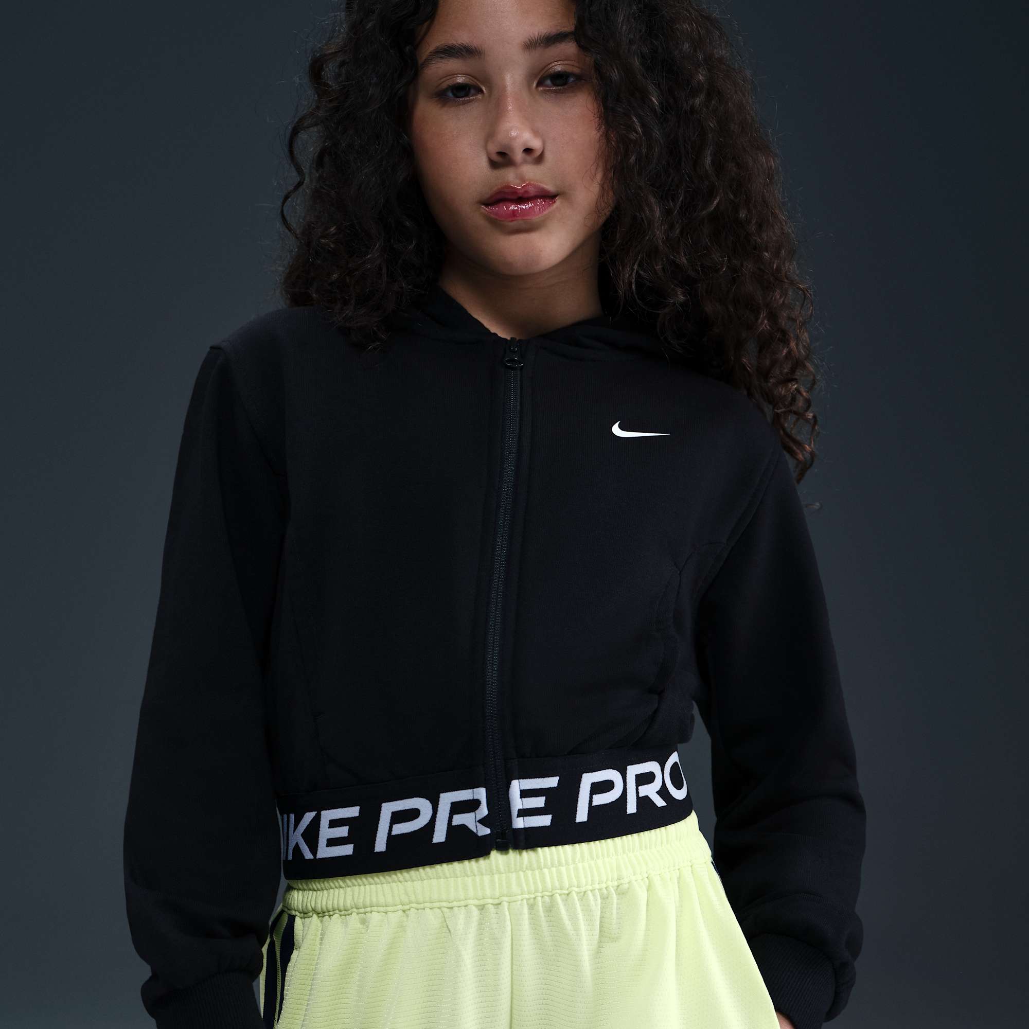 Nike Chaqueta Pro Fleece, NEGRO, hi-res