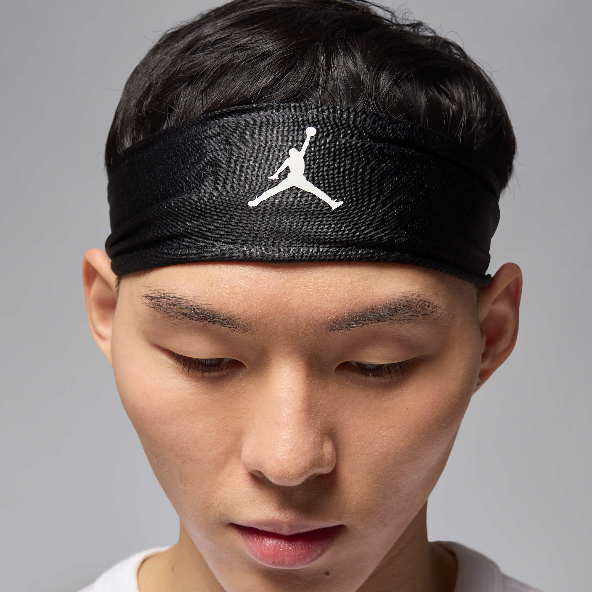 Jordan Sport Adjustable Headband, NEGRO, hi-res