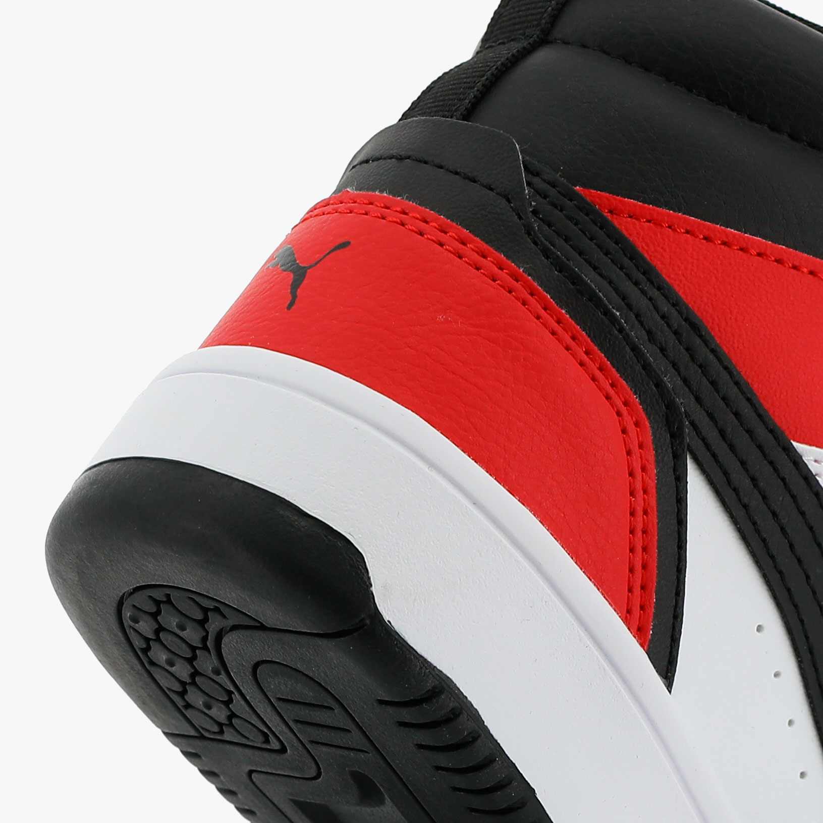 Puma Zapatillas Rebound V6 Mid JR, ROJO, hi-res