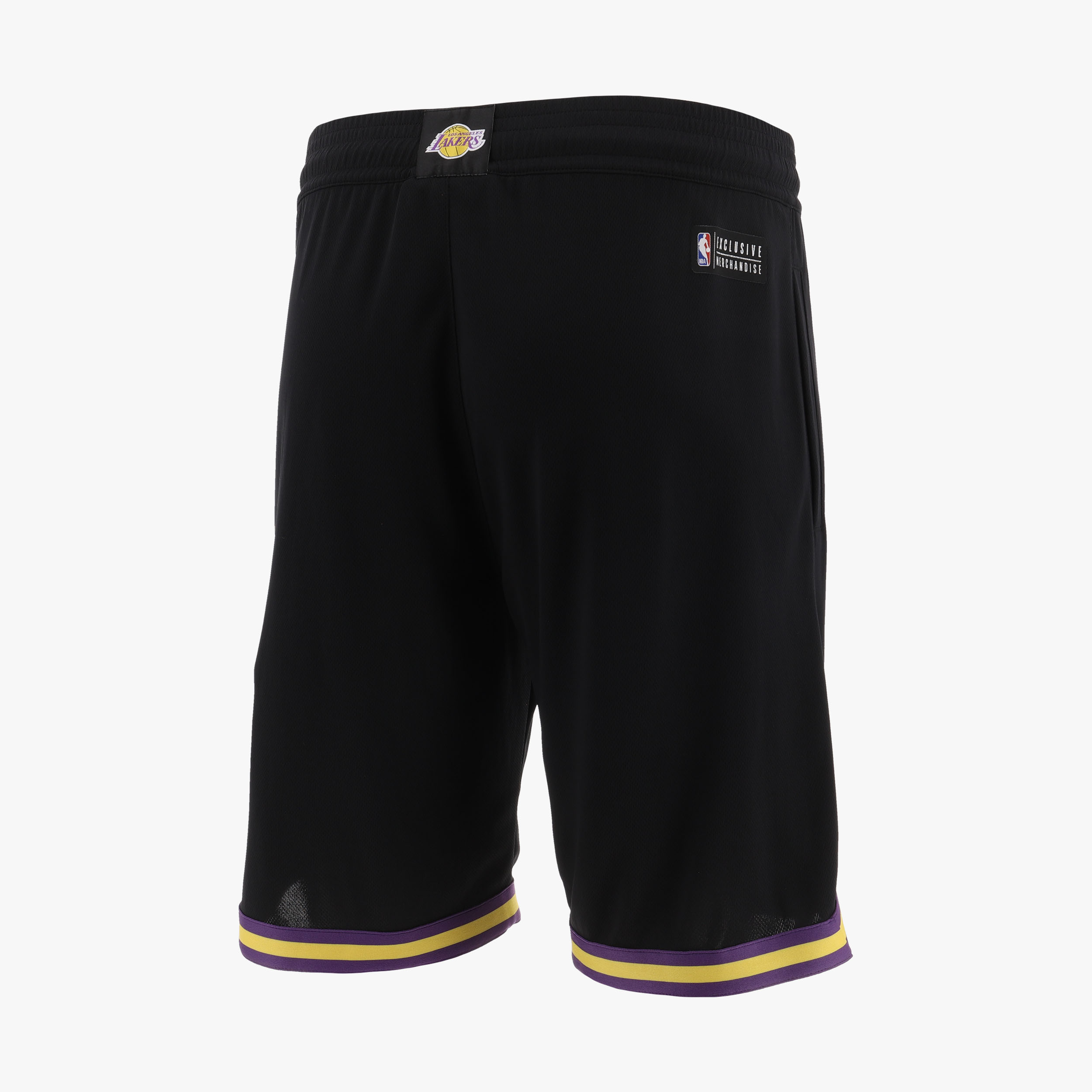 NBA Shorts Los Angeles Lakers, NEGRO, hi-res