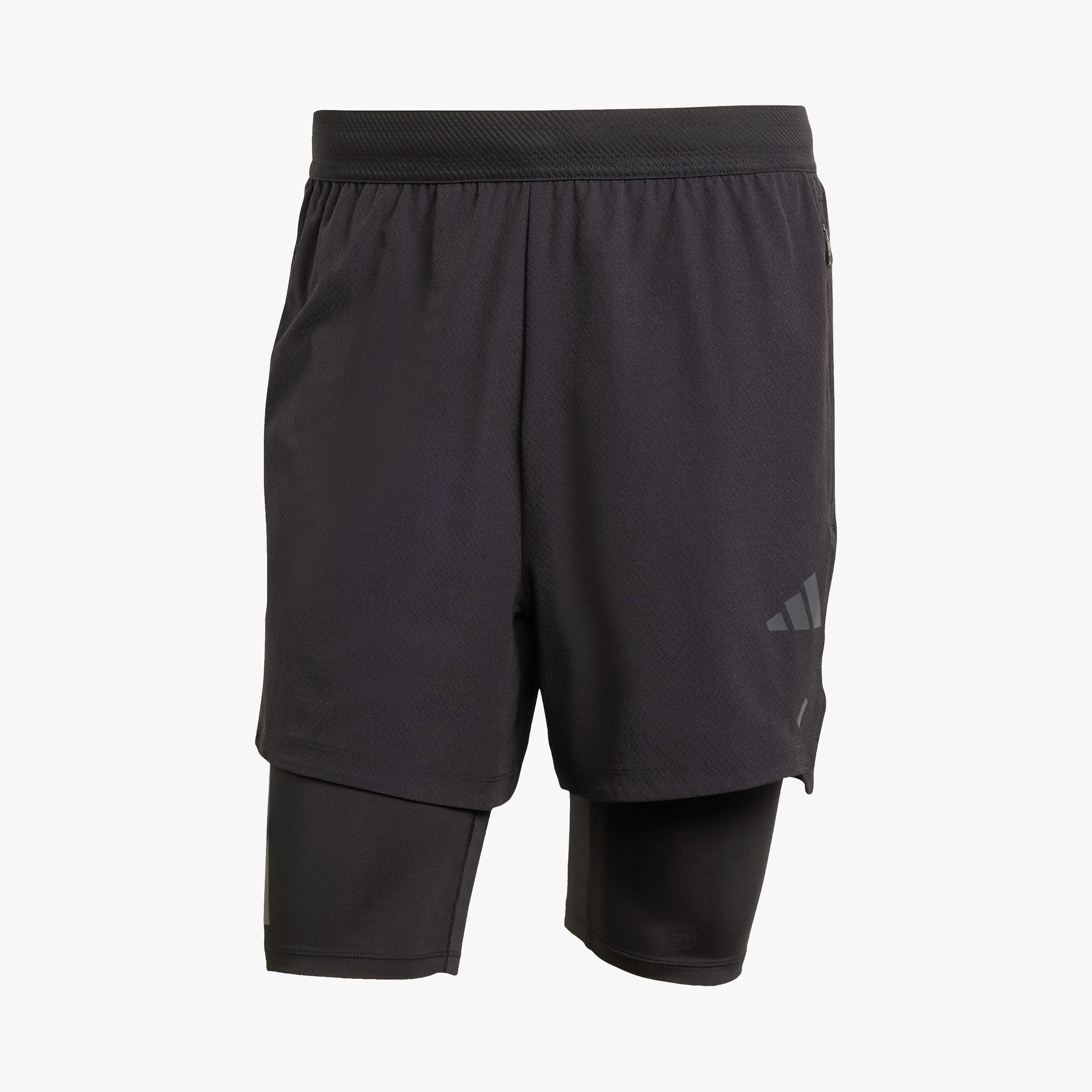 adidas Shorts Power 2 en 1, NEGRO, hi-res