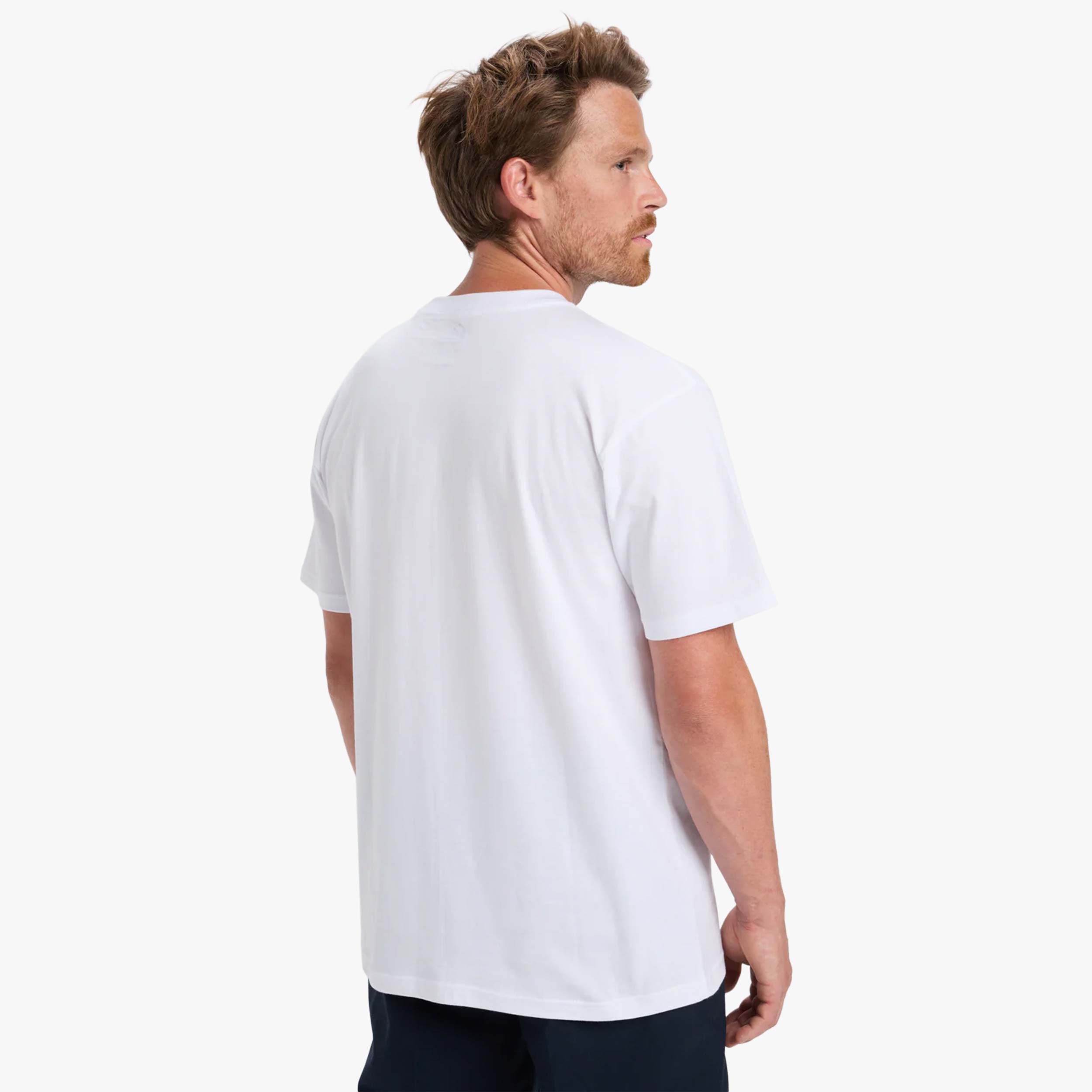 Quiksilver Polera Anchor Lockup, BLANCO, hi-res