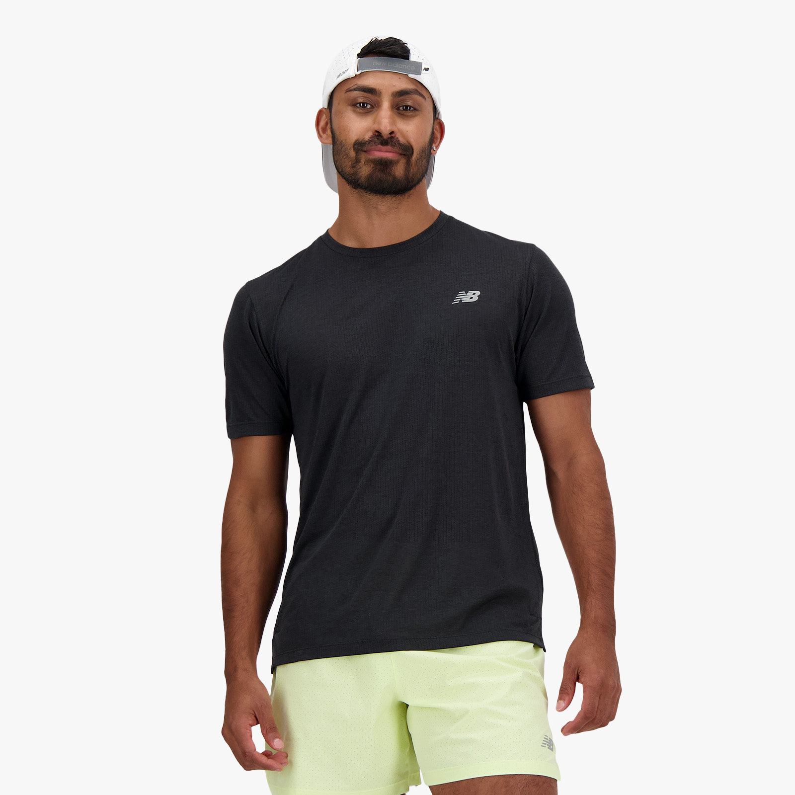New Balance Polera Athletics, NEGRO, hi-res