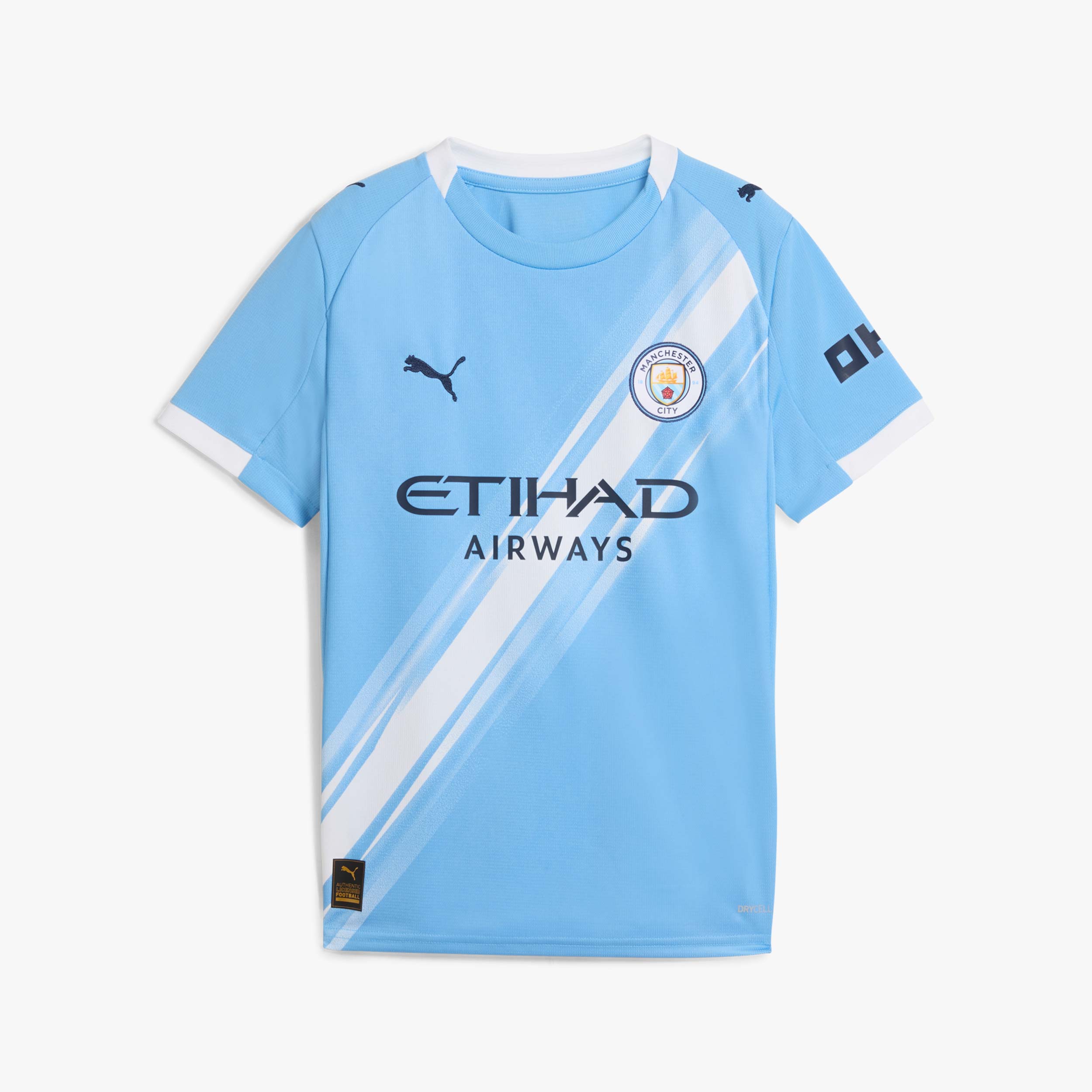 Puma Camiseta Manchester City 25/26 Local Juvenil, AZUL, hi-res
