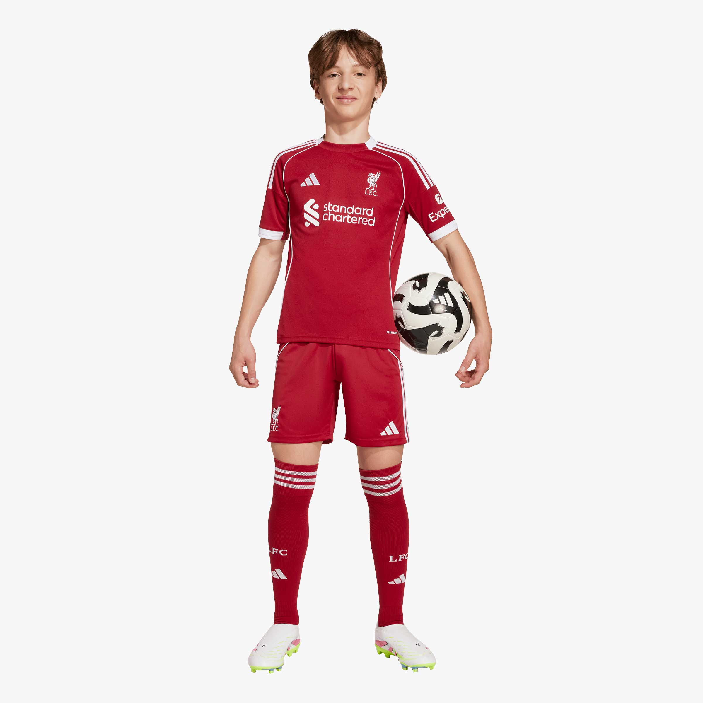 adidas Camiseta Local Liverpool FC 25/26 Kids, ROJO, hi-res