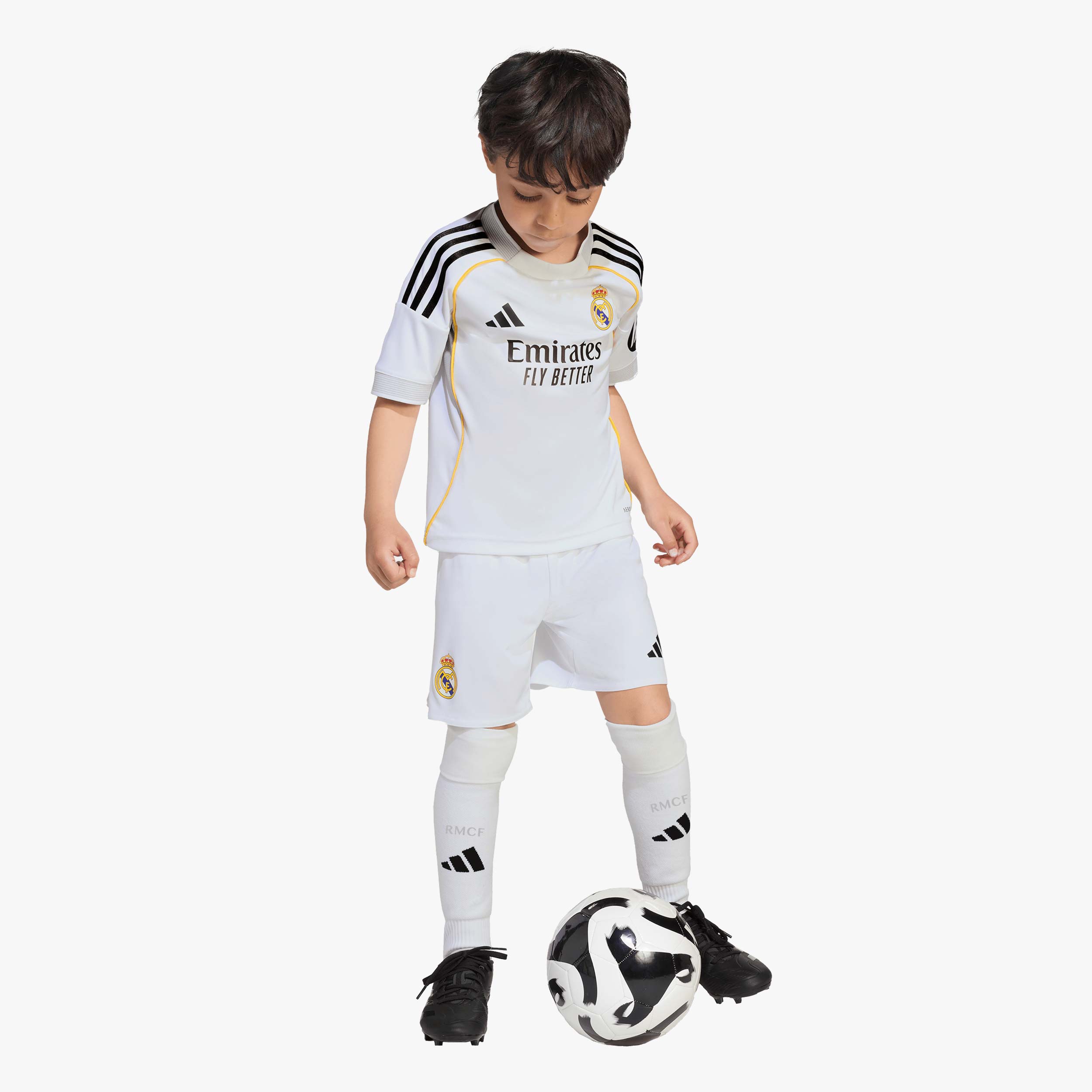 adidas Miniconjunto de local del Real Madrid 25/26, BLANCO, hi-res