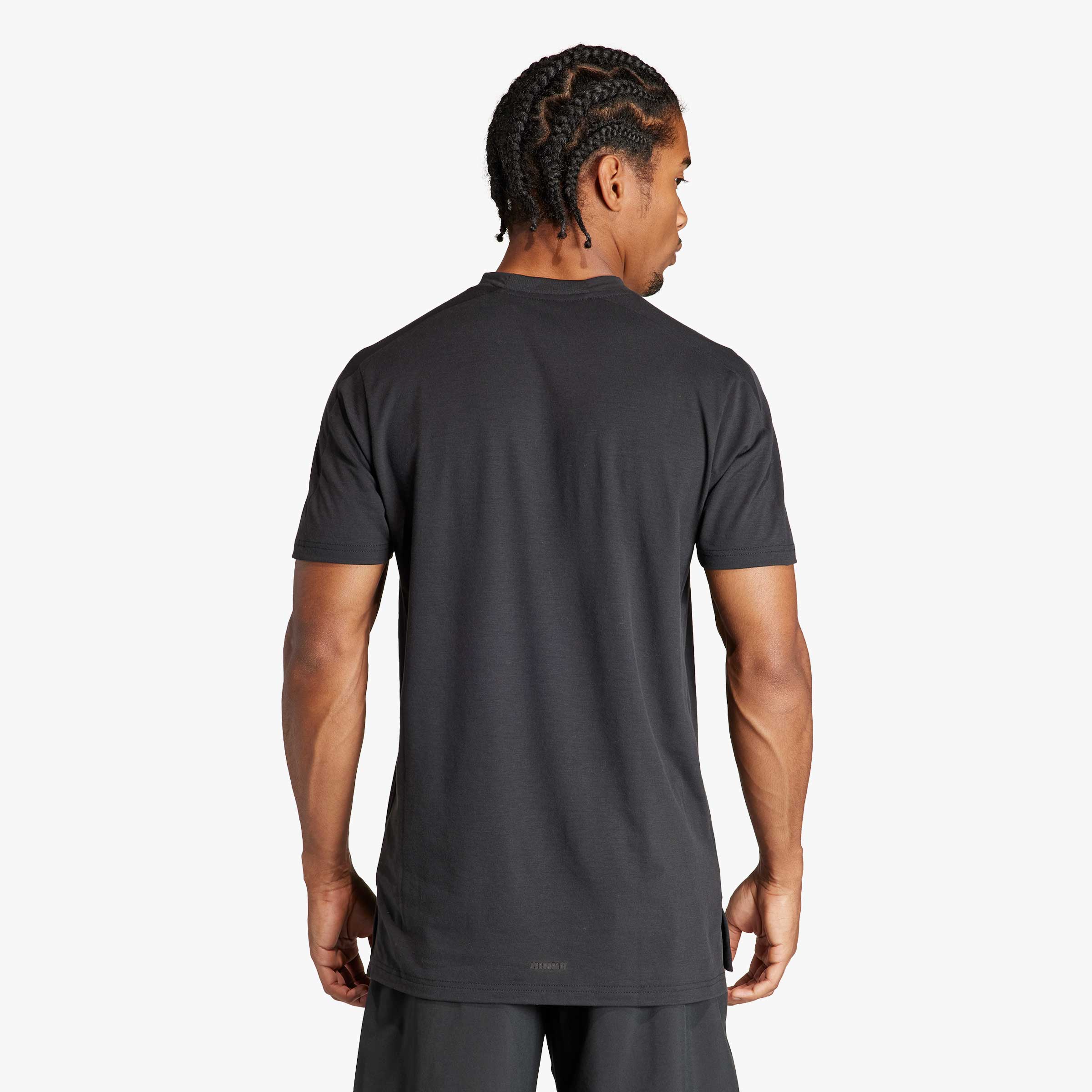 adidas Polera Designed for Training, NEGRO, hi-res