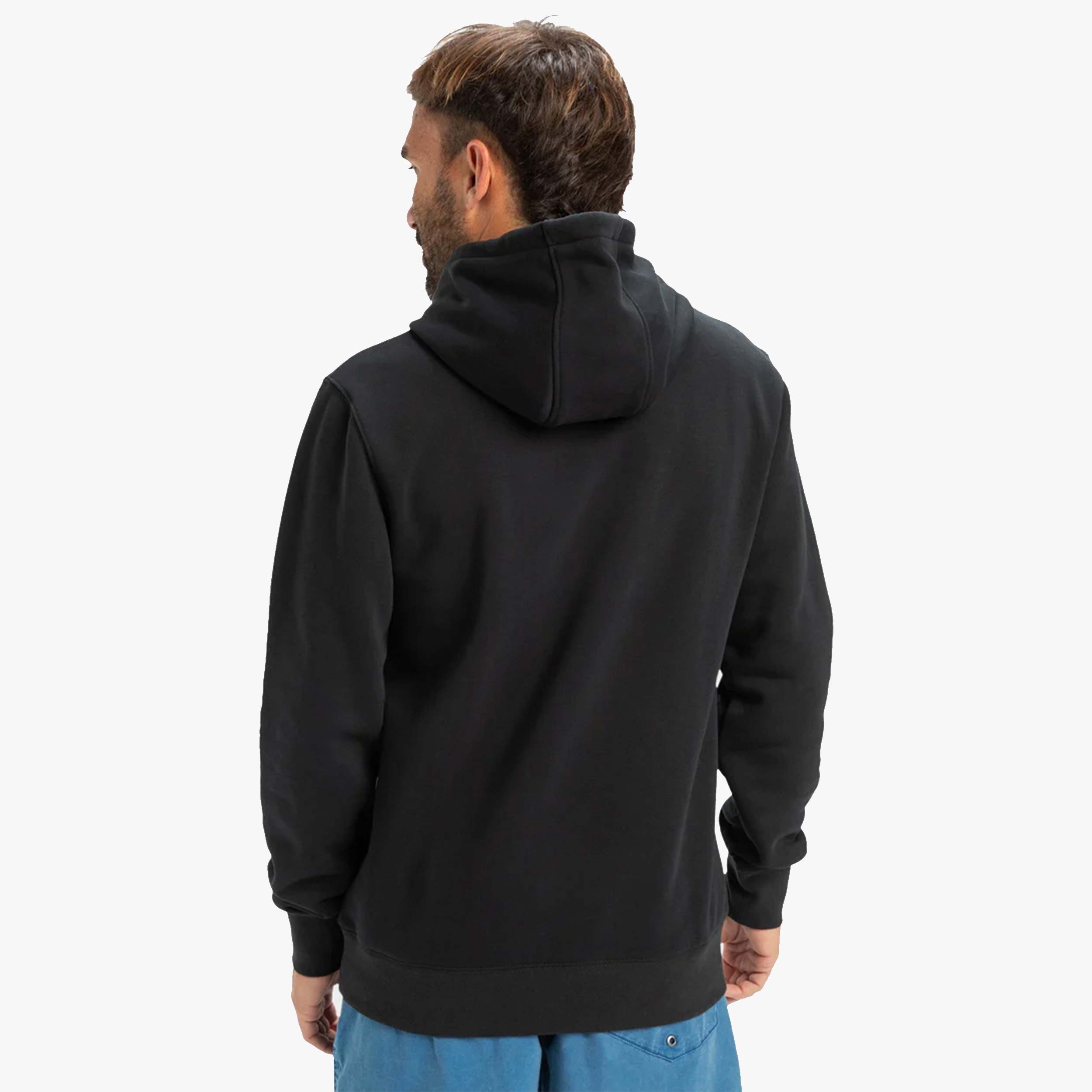 Quiksilver Polerón Comp Logo, NEGRO, hi-res