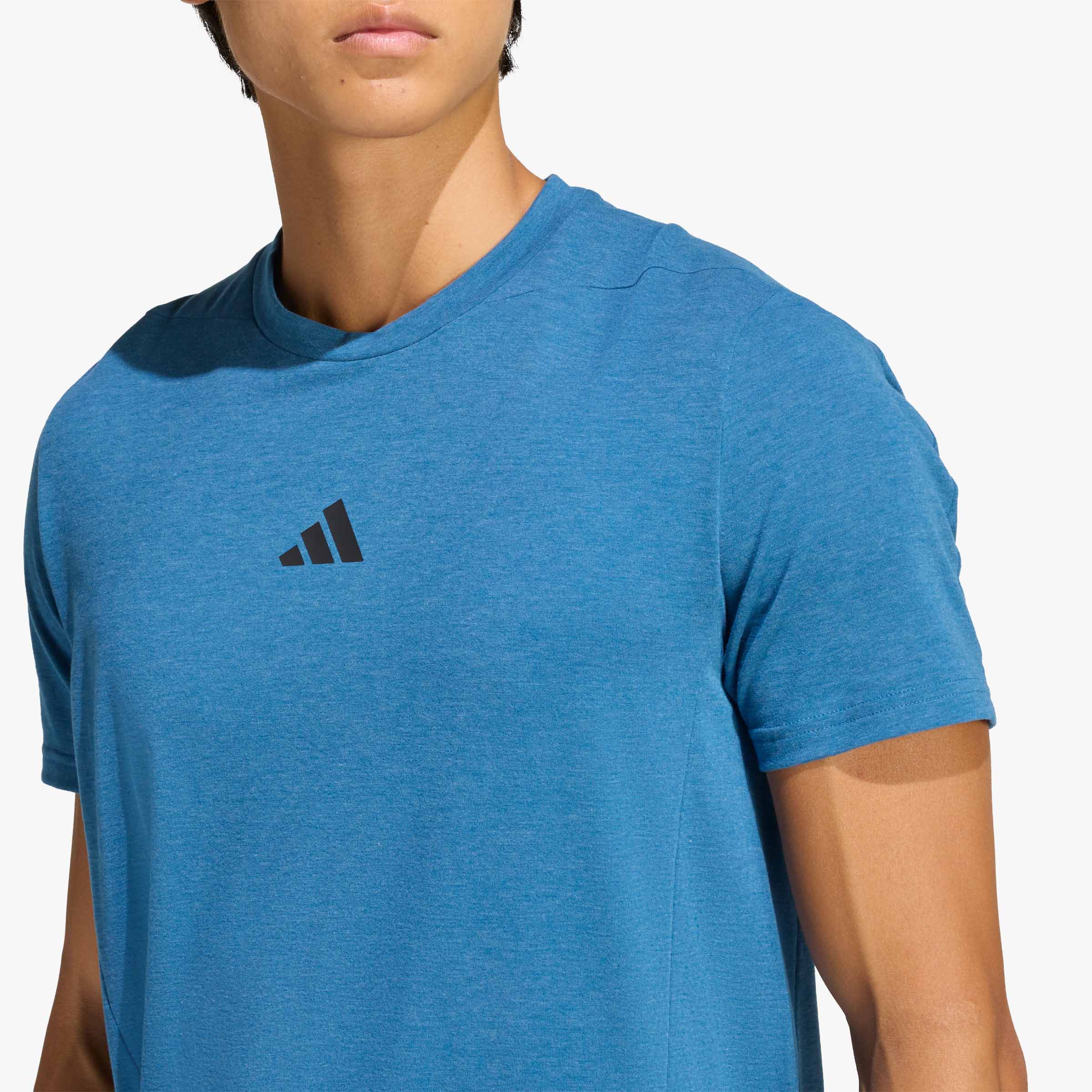 adidas Polera Designed for Training, AZUL, hi-res