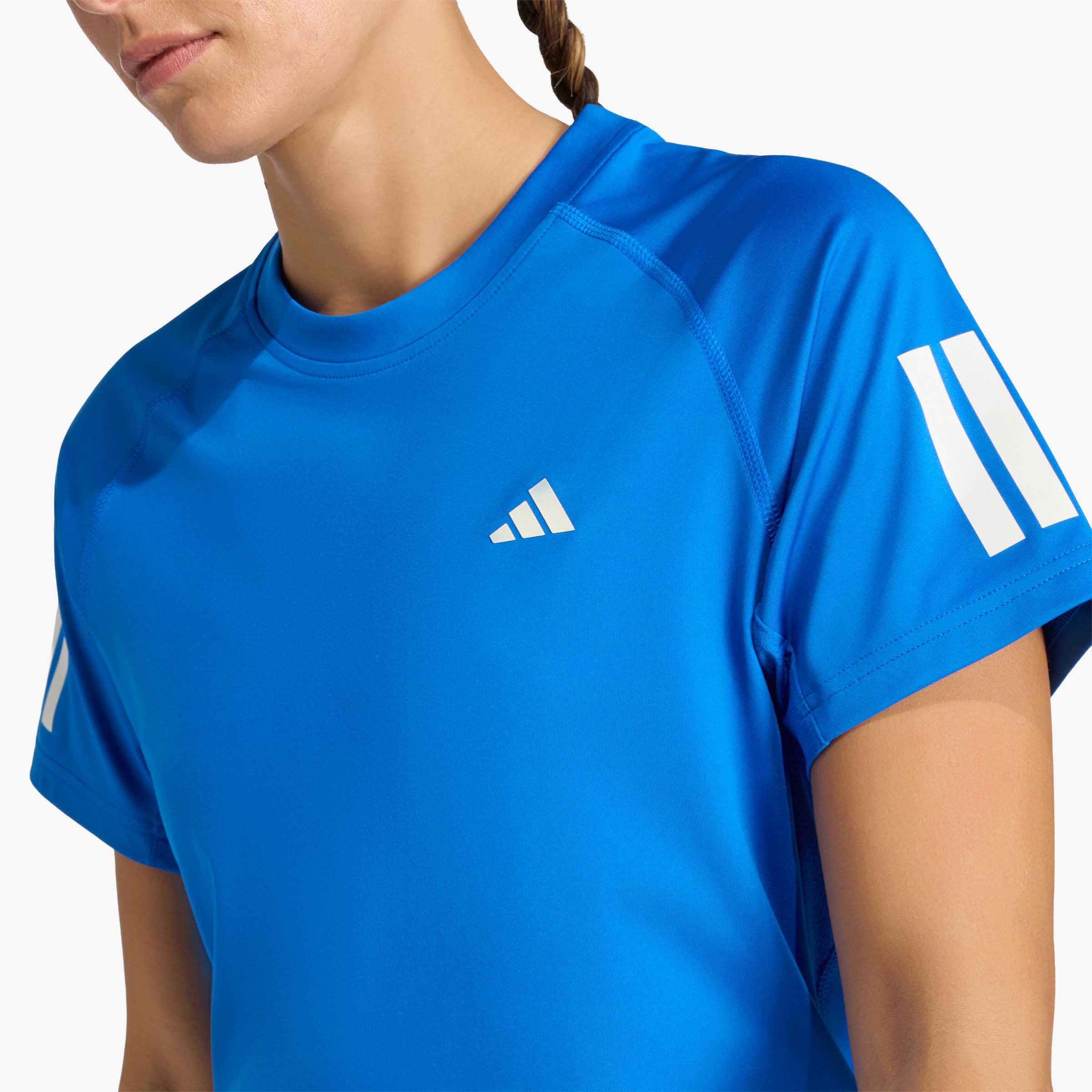 adidas Polera de Tenis Club Climacool 3 Tiras, AMARILLO, hi-res
