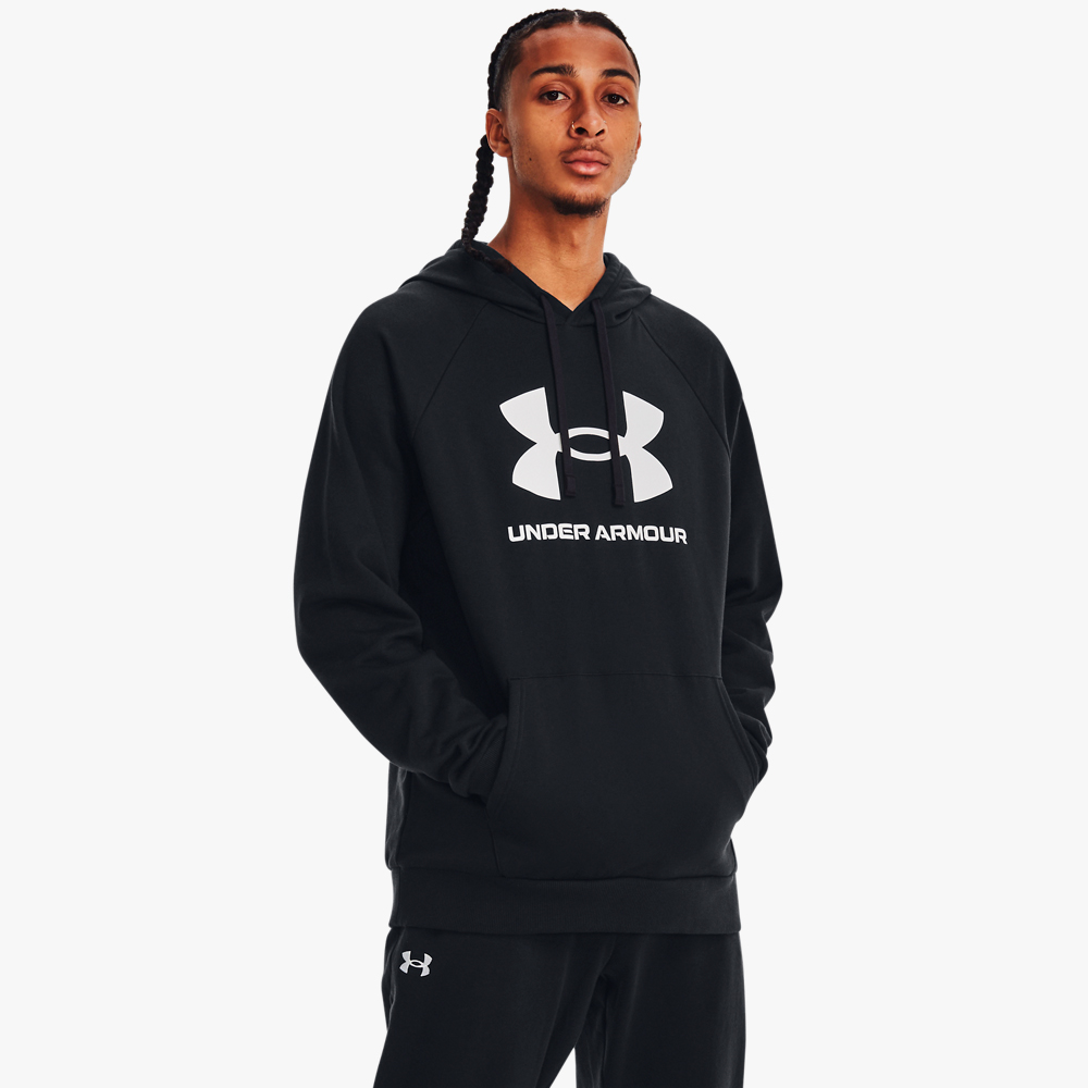 Under Armour Poler&oacute;n Rival Fleece, NEGRO, hi-res